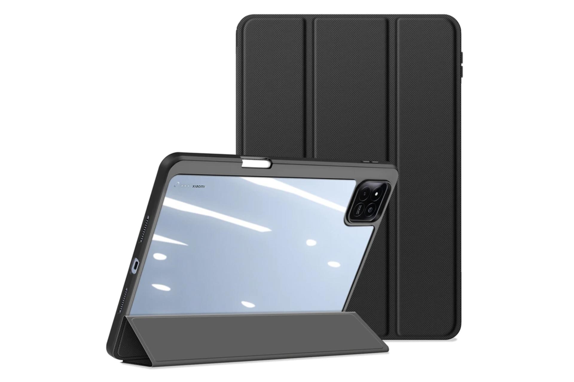 مرجع متخصصين ايران قاب تبلت كيف كلاسوري باديگارد مدل Toby مناسب شيائومي Pad 7 Pro / Pad 7 رنگ مشكي