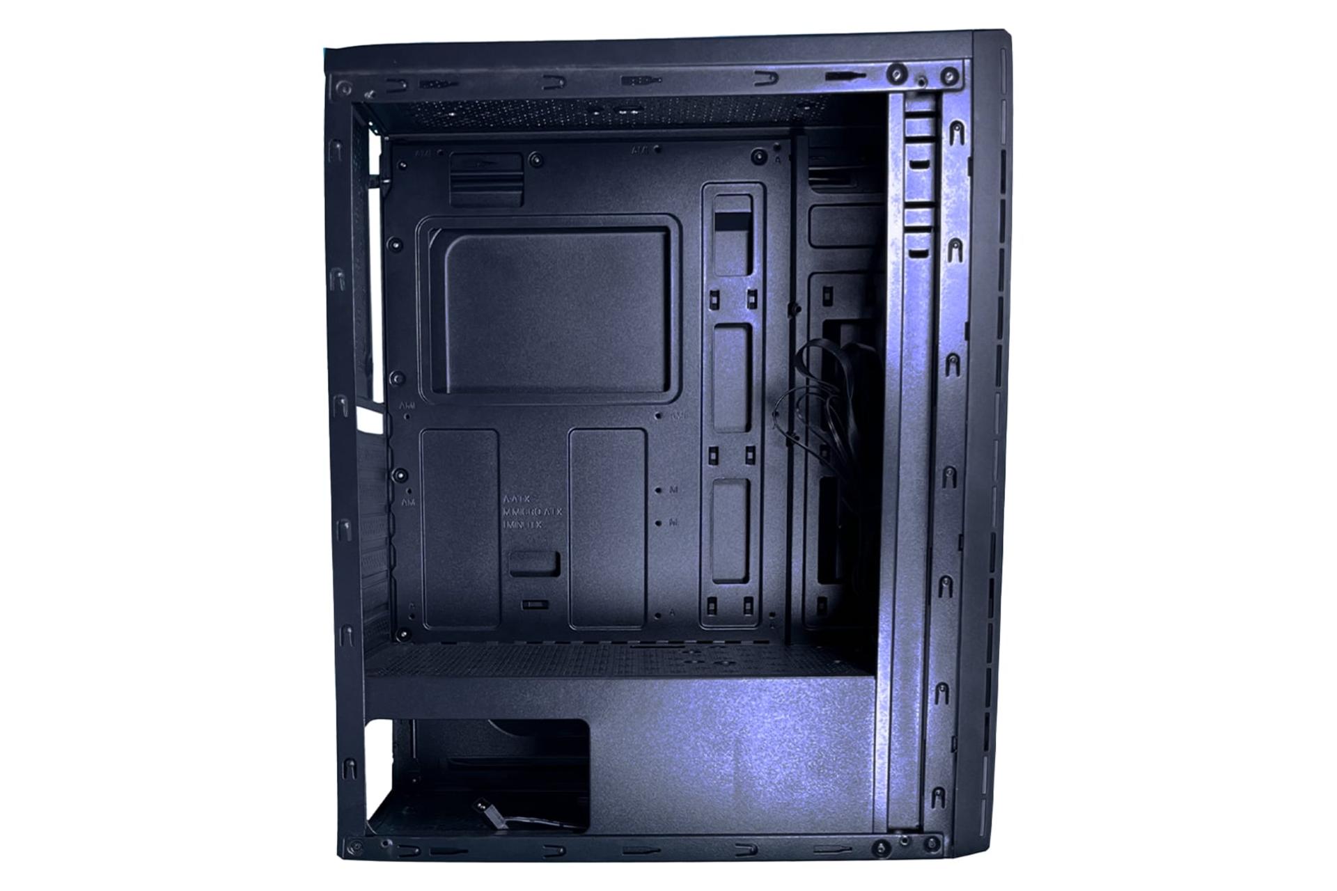 نمای داخلی پنل سمت چپ کیس کامپیوتر سابیت CG-24 با نمایش محل نصب مادربرد