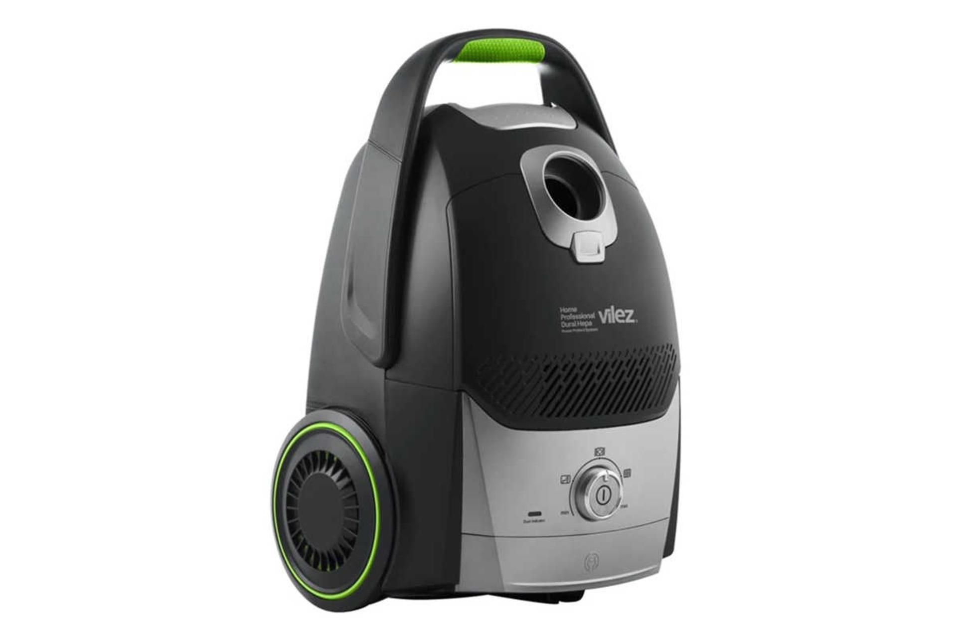 نمای سمت چپ جاروبرقی ویلز VL6030 رنگ مشکی
