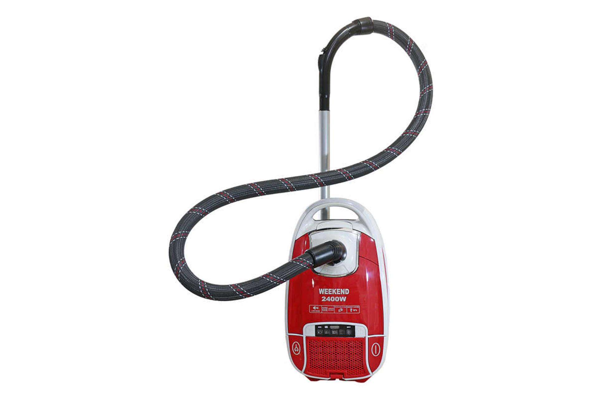 نمای جلوی جاروبرقی ویکند WKV-4500S رنگ قرمز