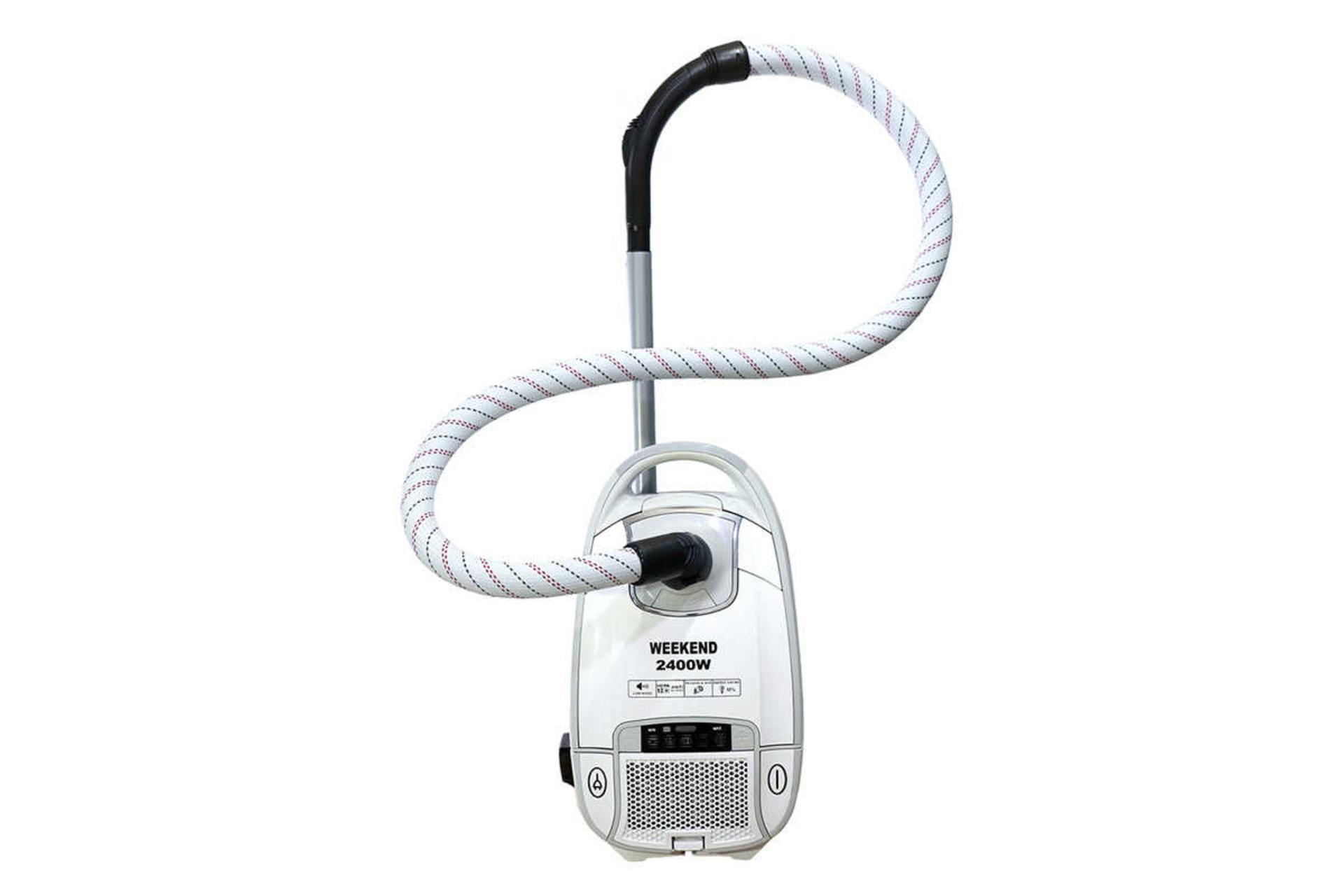 نمای جلوی جاروبرقی ویکند WKV-4500S رنگ سفید