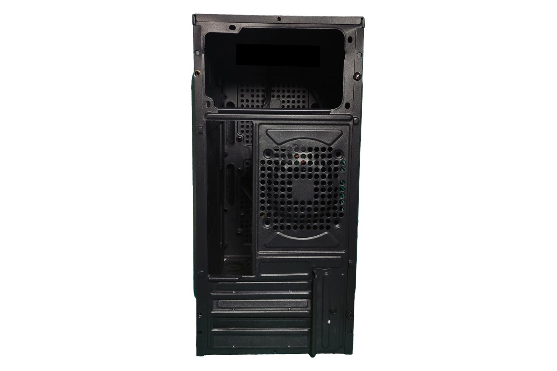 نمای پنل پشت کیس کامپیوتر سابیت MC-5 با نمایش اسلات های توسعه