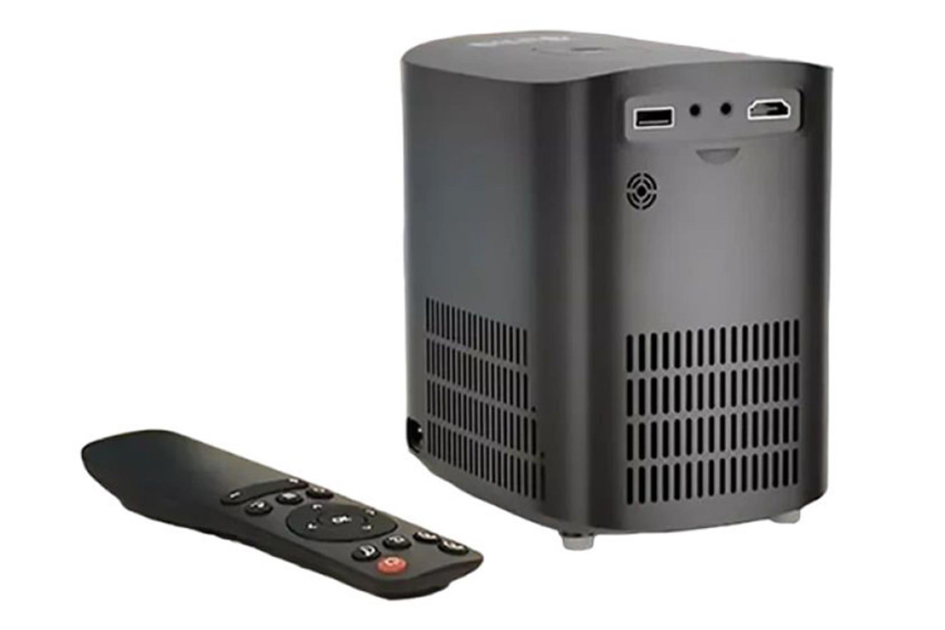 ویدیو پروژکتور بینتک BYINTEK X20 نمای پشت و درگاه ها