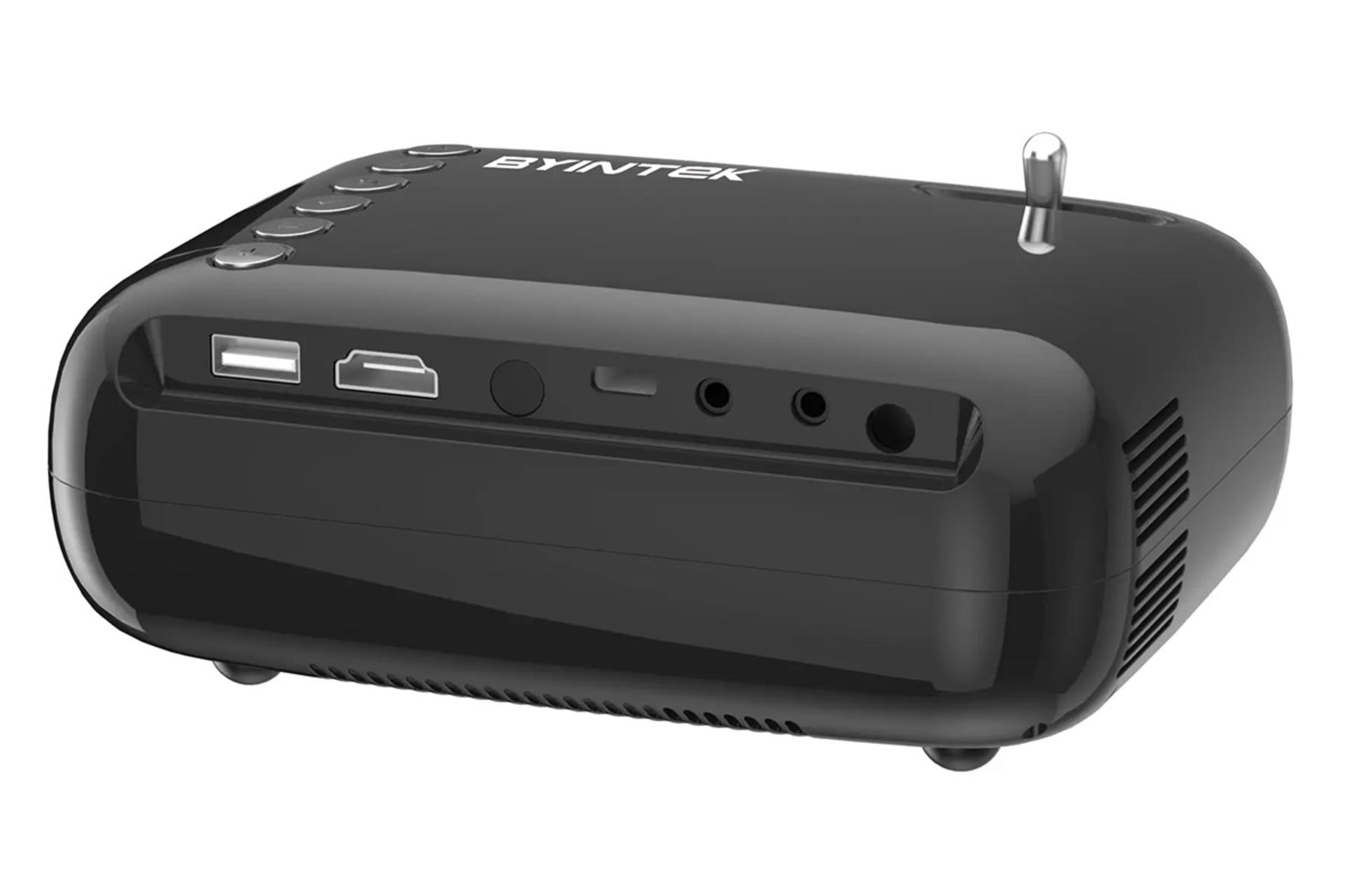 ویدیو پروژکتور بینتک BYINTEK K6 نمای پشت و درگاه ها