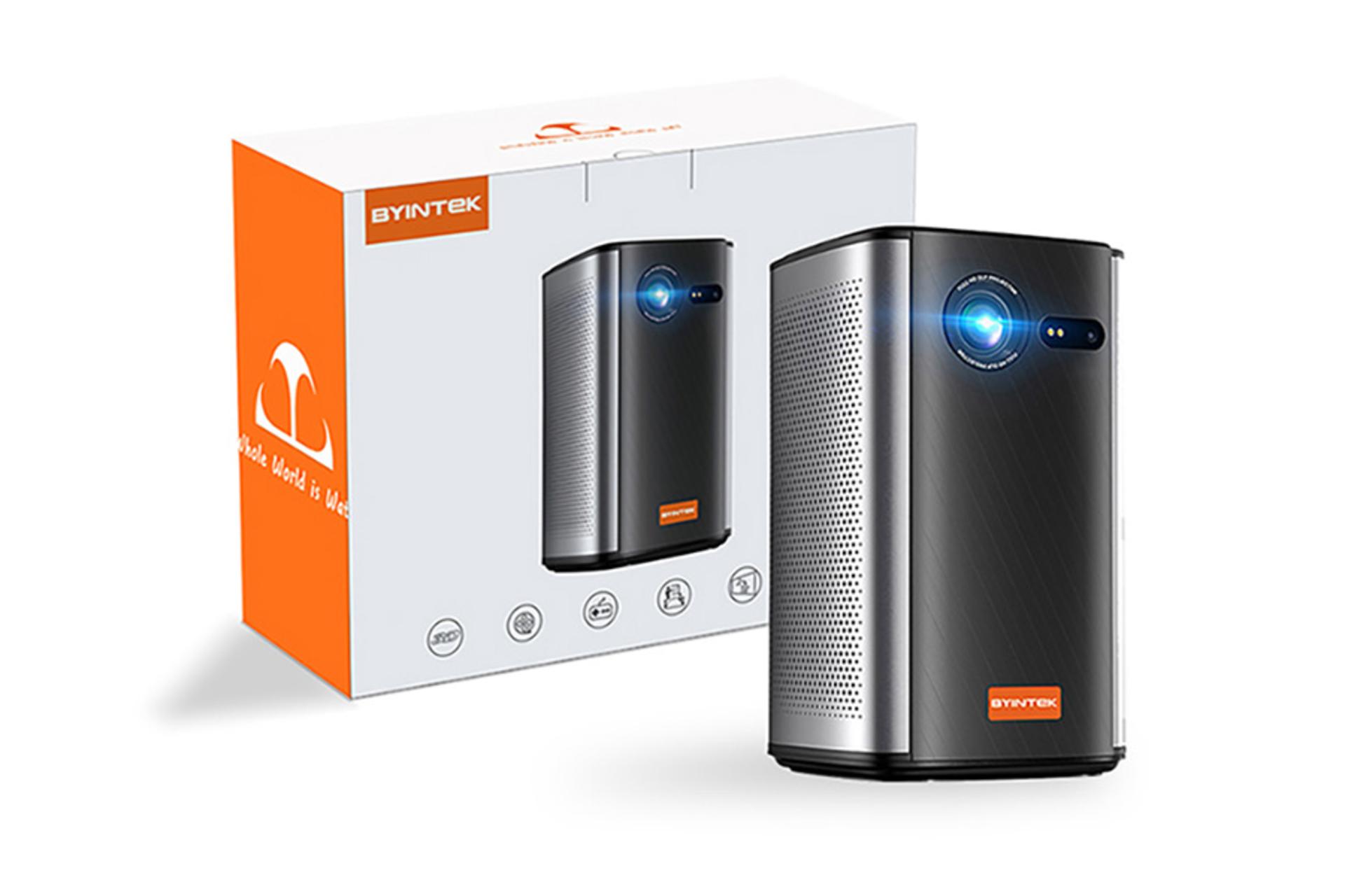 ویدیو پروژکتور بینتک BYINTEK UFO P70 جعبه و بسته بندی