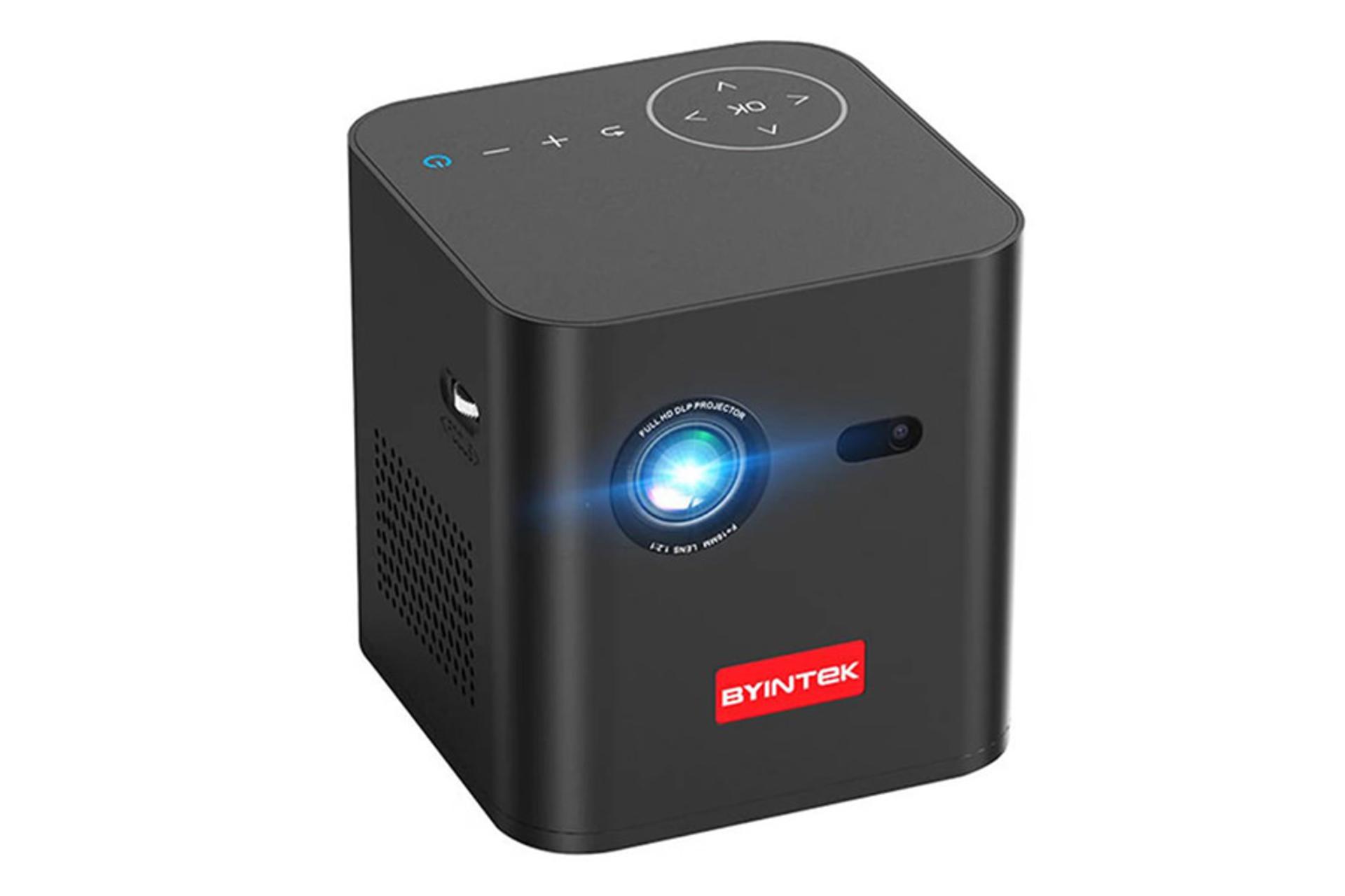 ویدیو پروژکتور بینتک BYINTEK UFO P19 نمای جلو و بالا