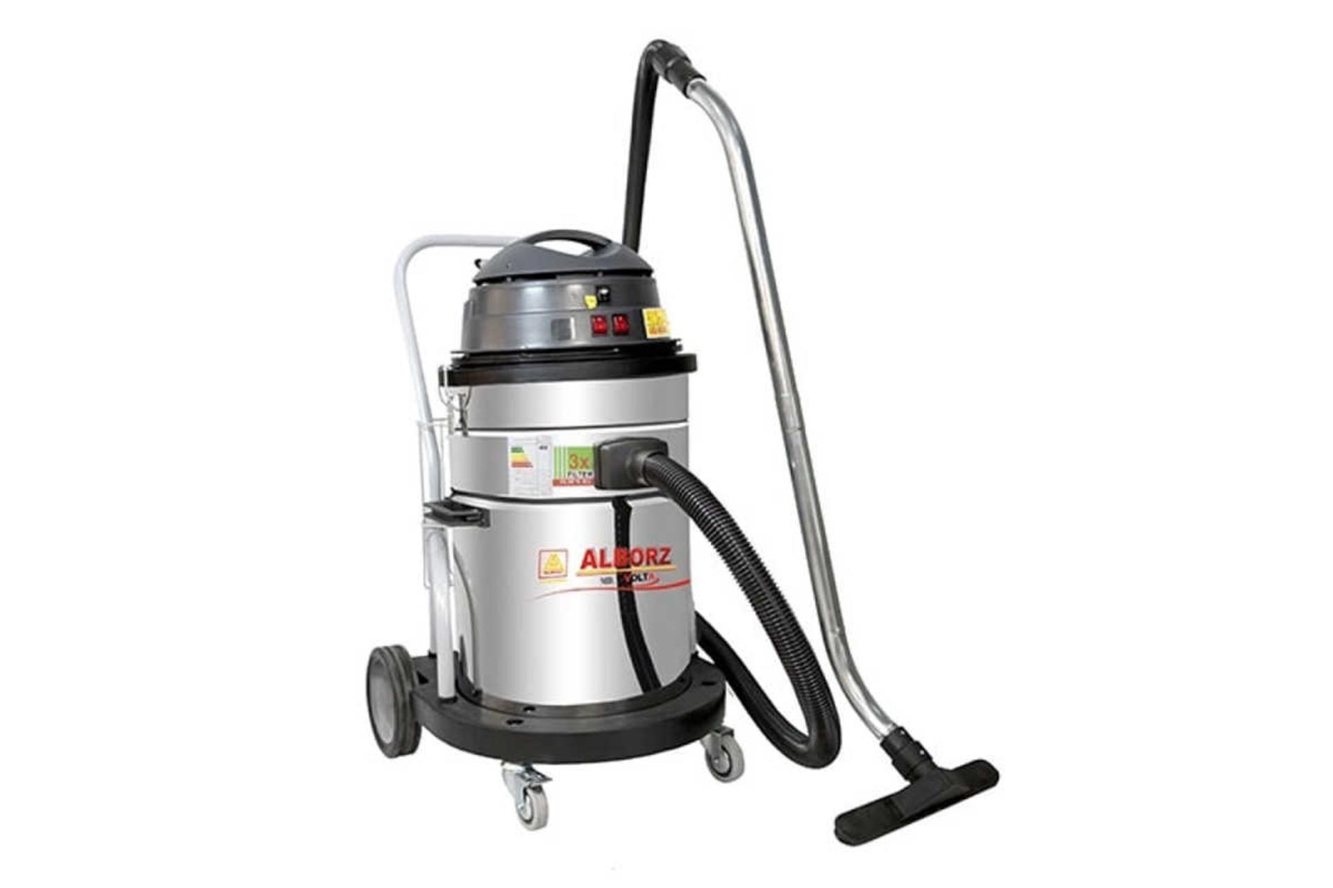 نمای سمت چپ جاروبرقی سطلی صنعتی سازه البرز WD-4000S