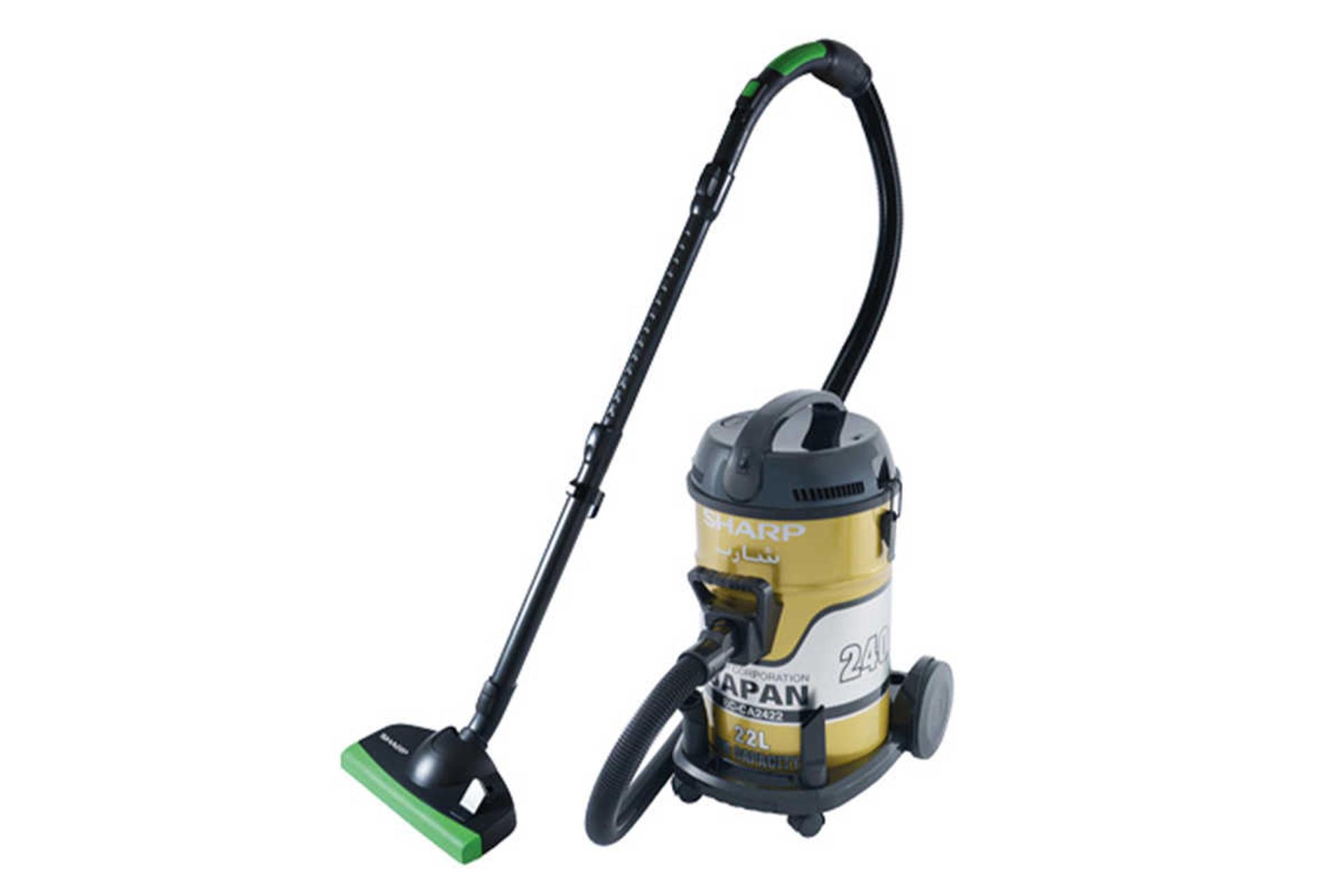 نمای سمت راست جاروبرقی سطلی شارپ EC-CA2422 به همراه لوله