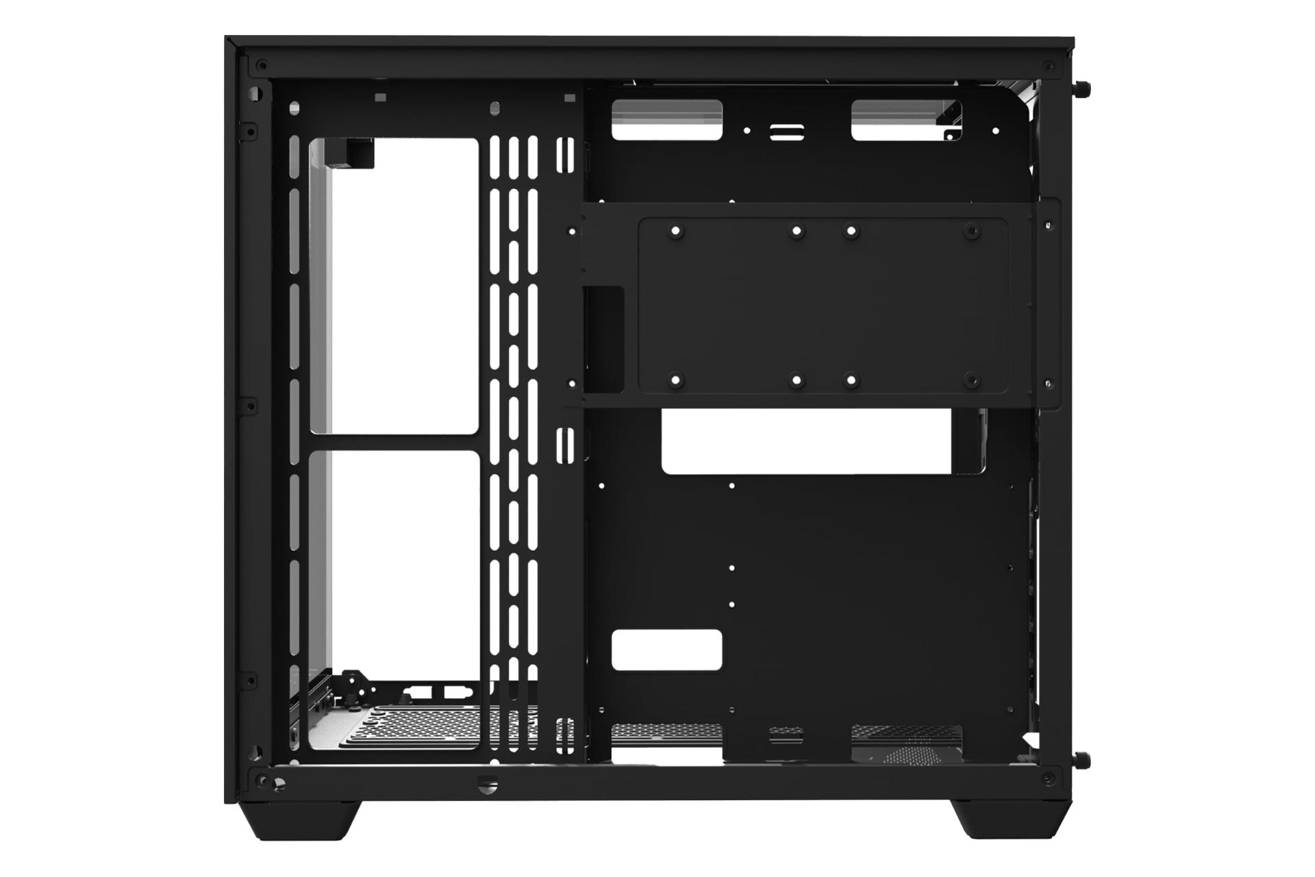 نمای داخلی پنل سمت راست کیس کامپیوتر دارک فلش TH285 با نمایش محل نصب پاور