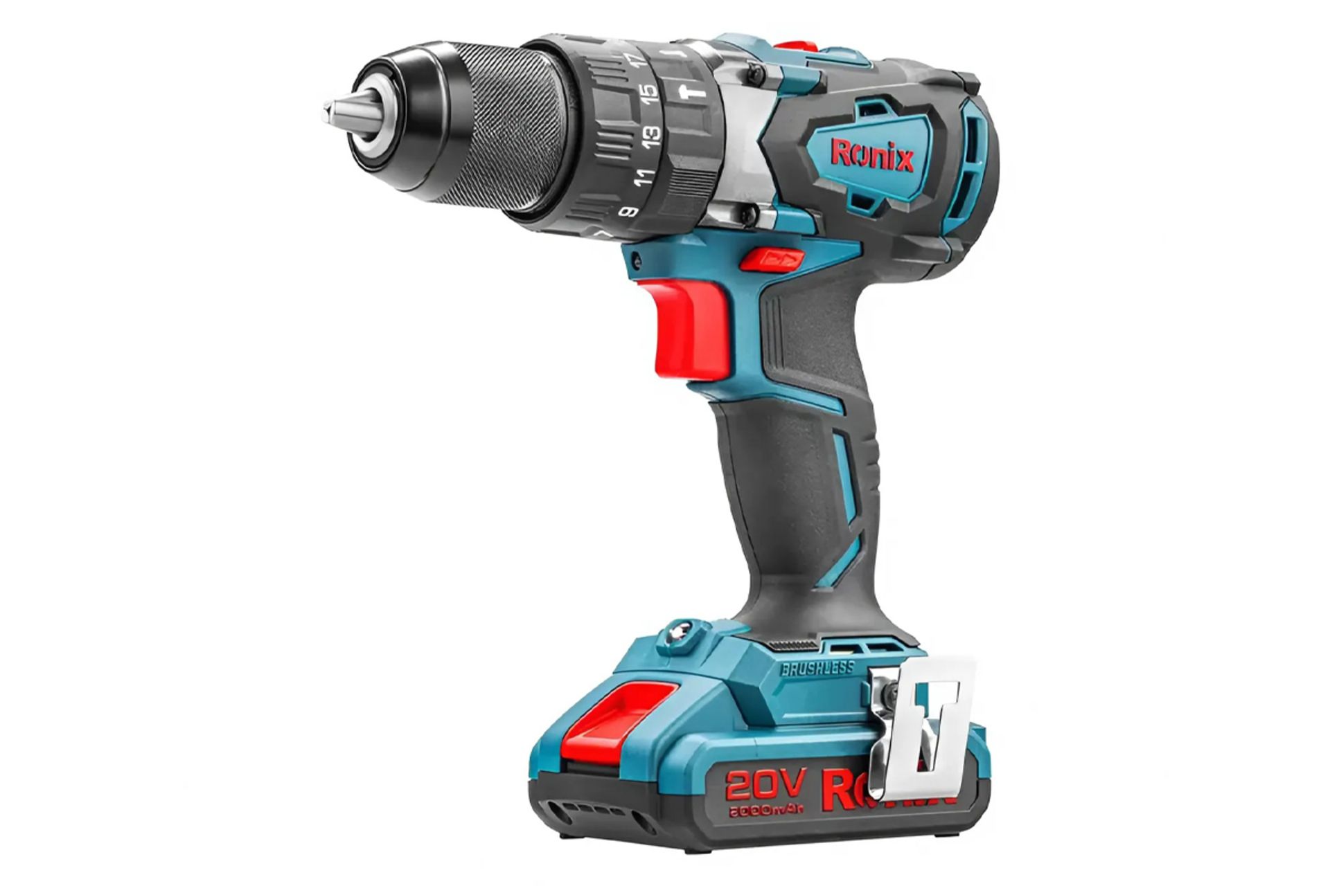 ابعاد و اندازه دریل چکشی شارژی رونیکس 8905k