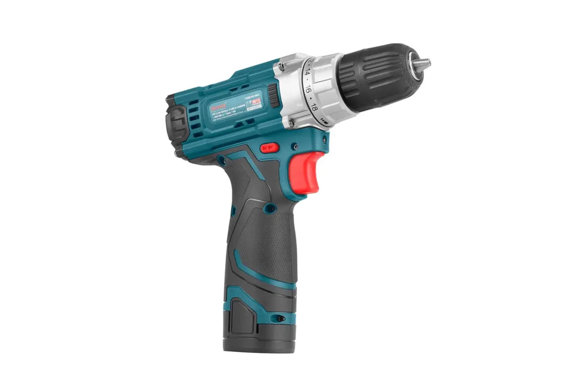 ابعاد و اندازه دریل پیچ گوشتی شارژی رونیکس 8613