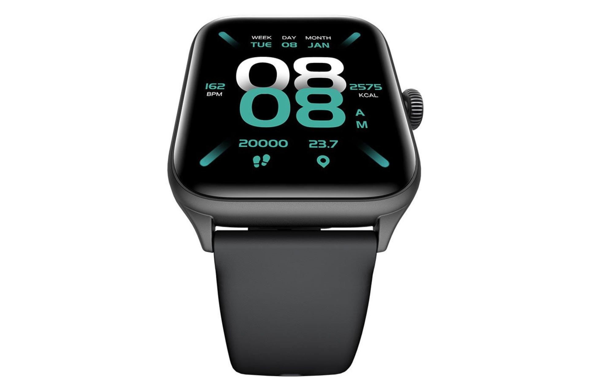 نمای جانبی ساعت هوشمند ریورسانگ Riversong Motive 6 Pro مشکی