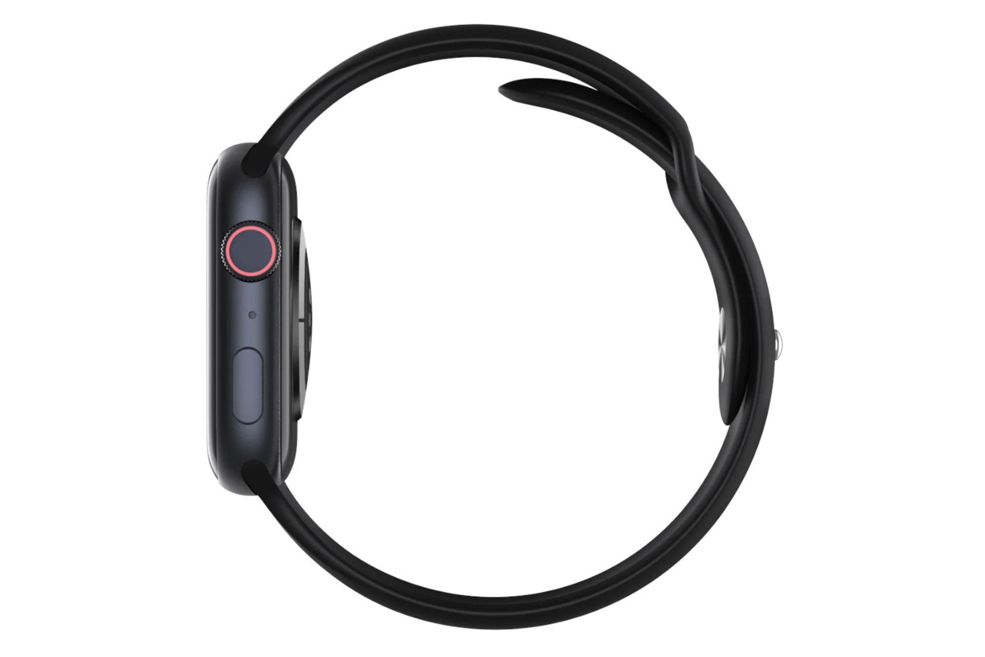 نمای جانبی ساعت هوشمند ریورسانگ Riversong Motive 7S خاکستری تیره