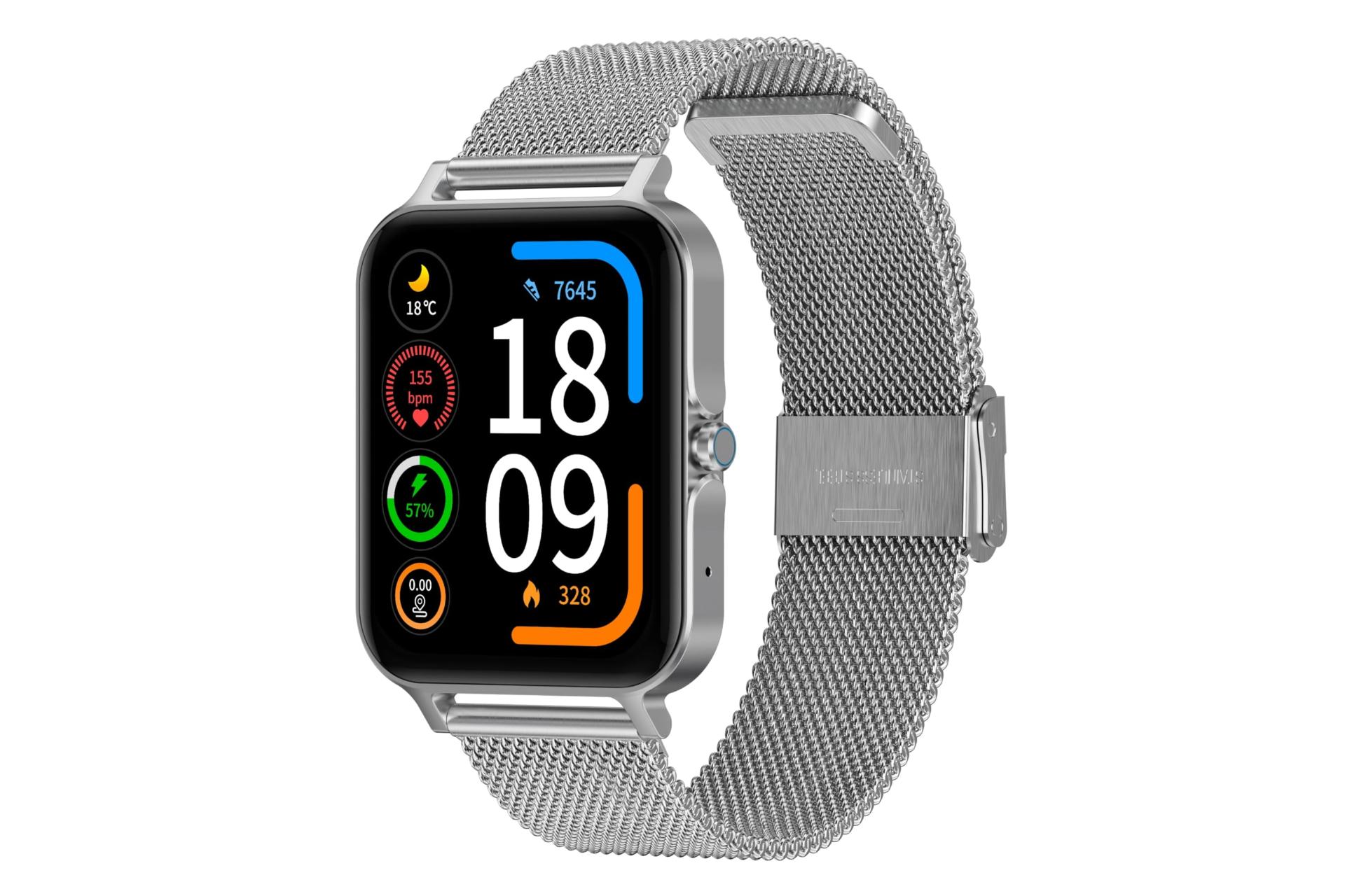 ساعت هوشمند جی تب G-Tab FT7 نقره ای