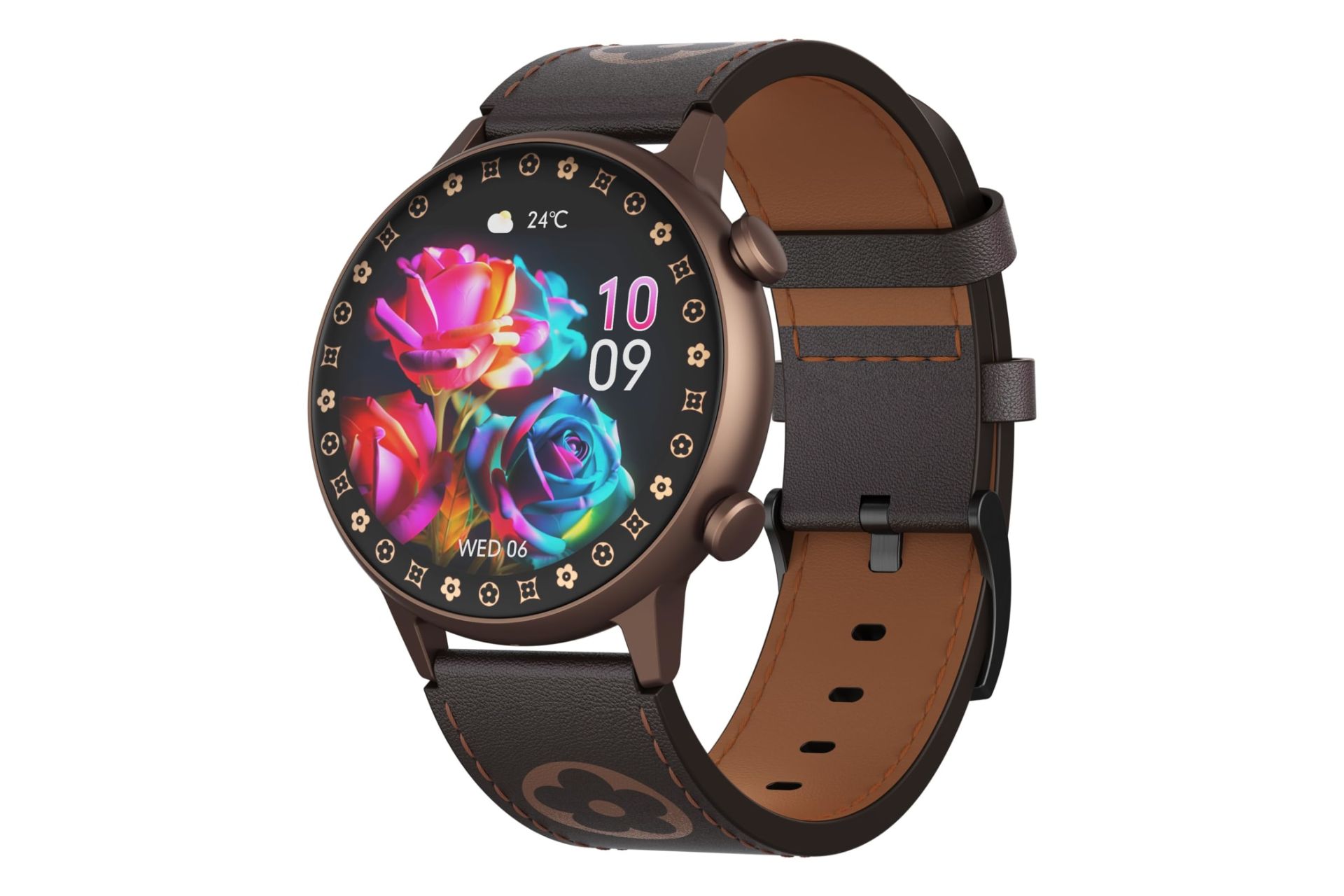 ساعت هوشمند جی تب G-Tab GT9 قهوه ای تیره