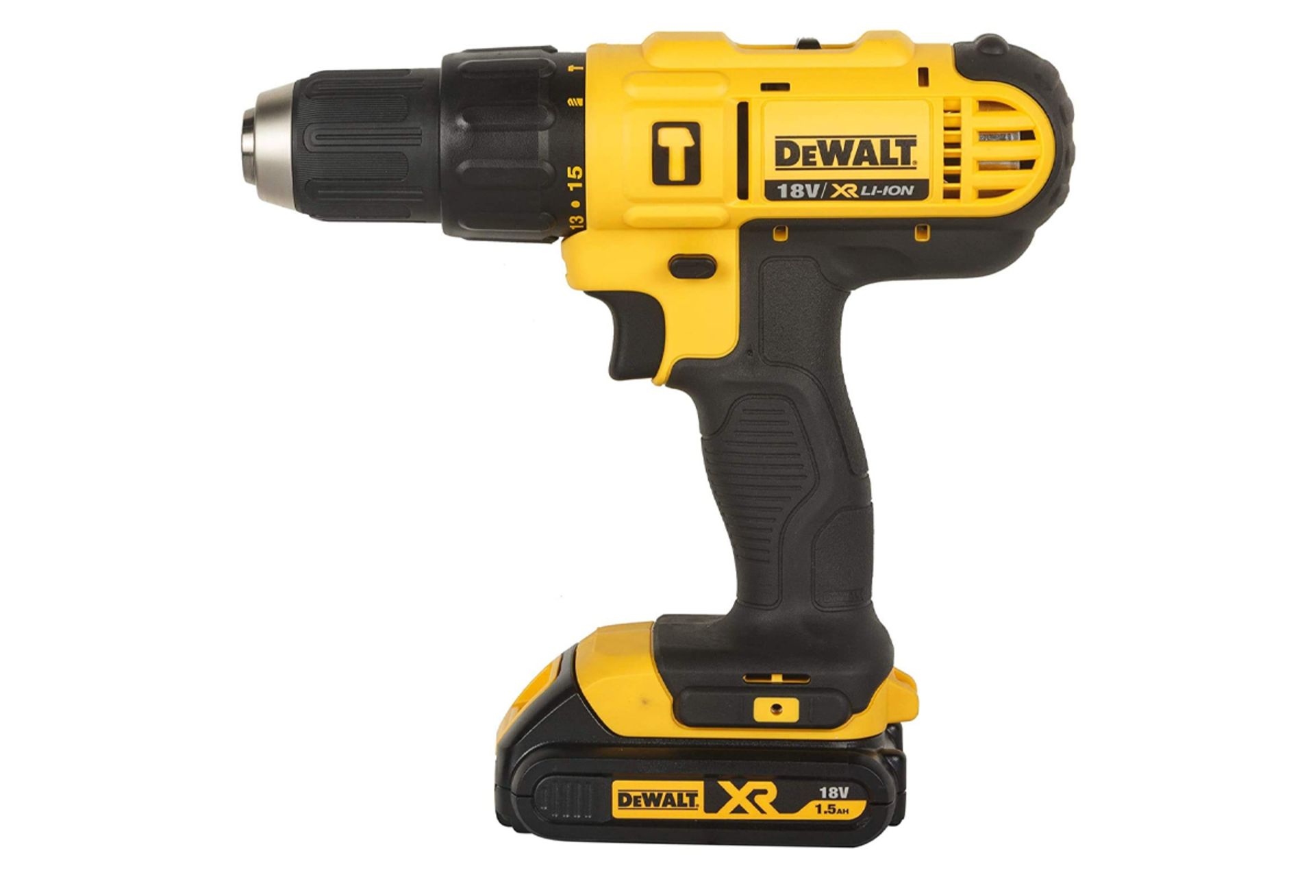 نمای کنار دریل گیربکسی شارژی دیوالت DCD776S2