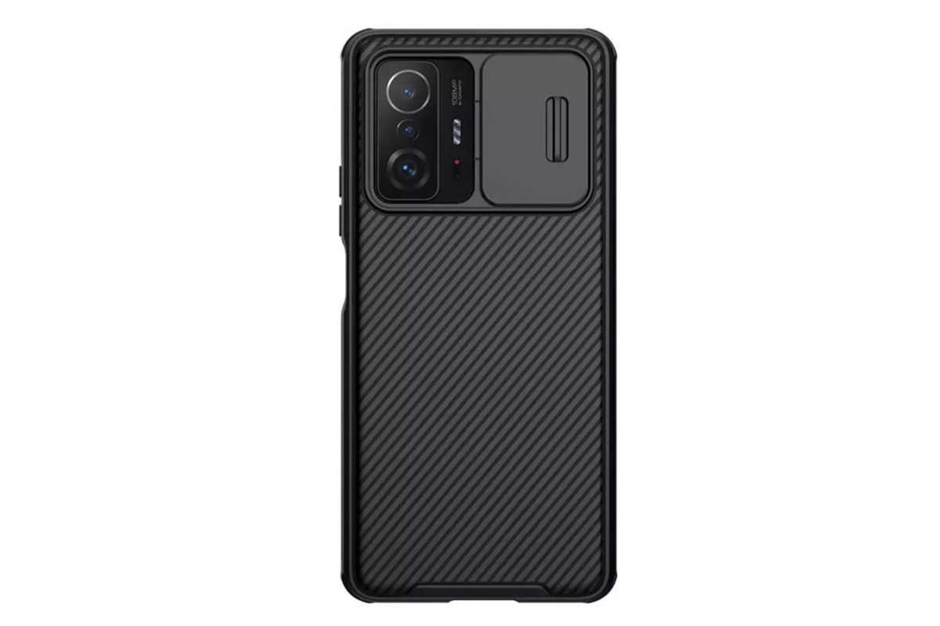 نمای پشت قاب گوشی نیلکین مدل CamShield Pro مناسب شیائومی 11T / 11T Pro رنگ مشکی