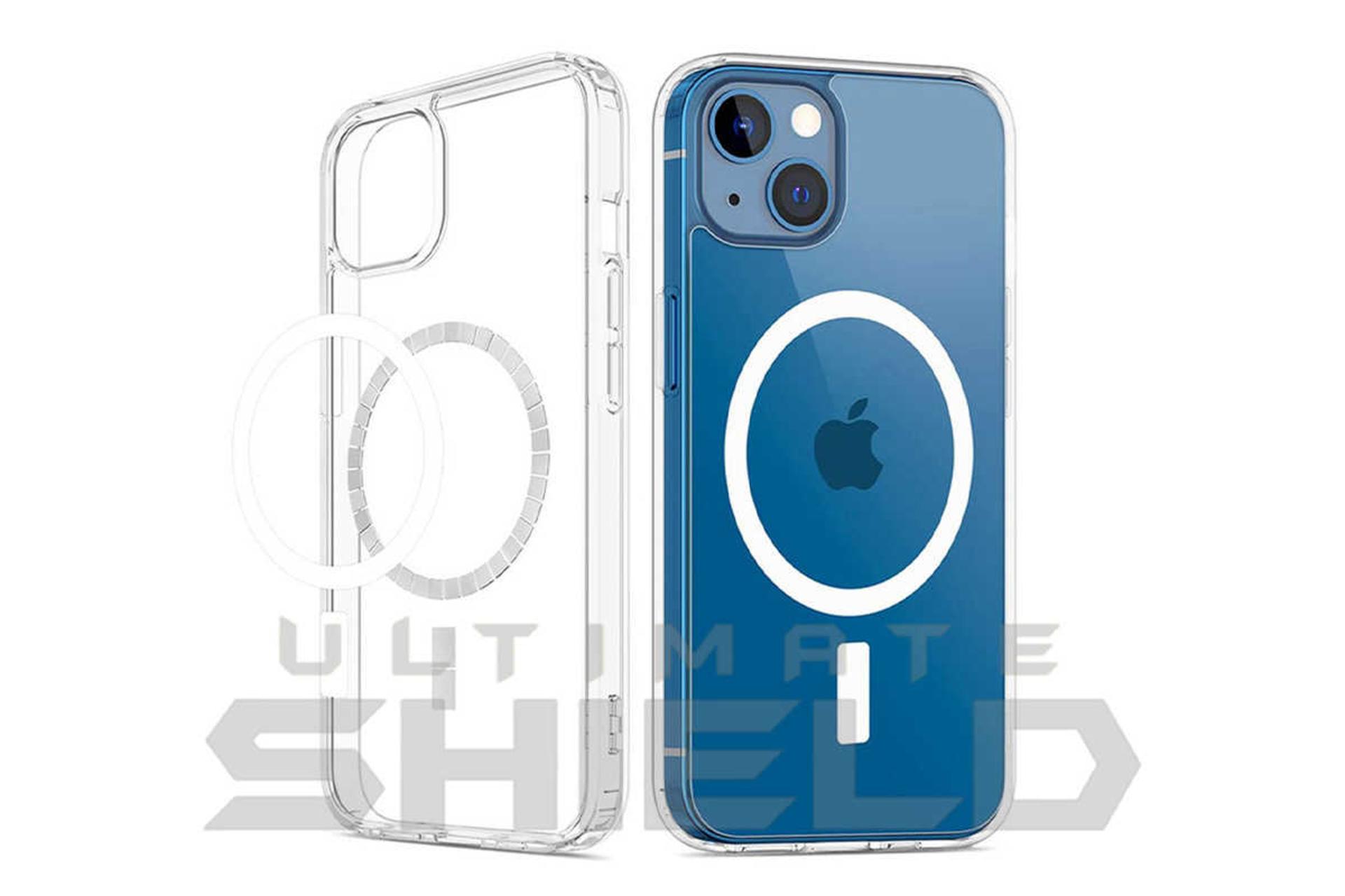 نمای کناری قاب گوشی آلتیمیت شیلد مدل Clear Magsafe مناسب اپل iPhone 12