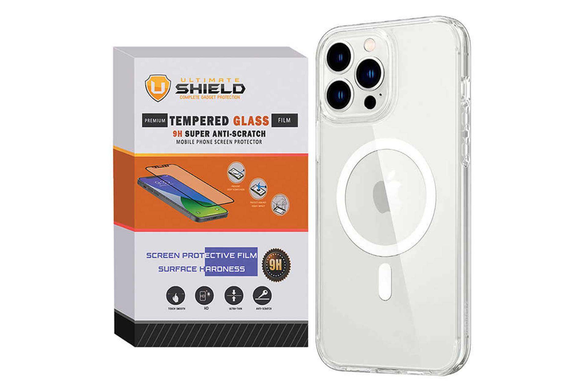 جعبه قاب گوشی آلتیمیت شیلد مدل Clear Magsafe مناسب اپل iPhone 13 Pro Max