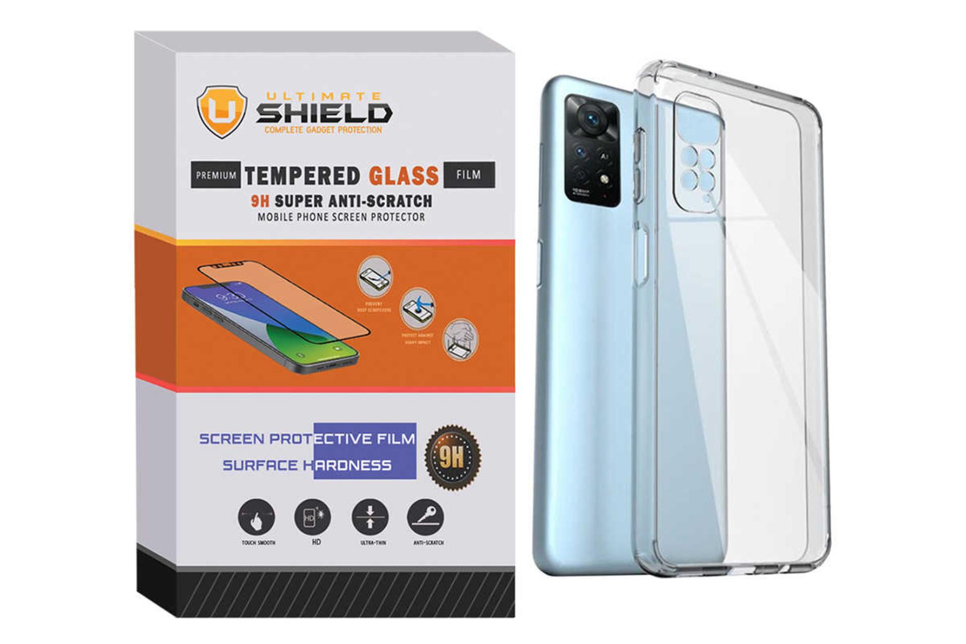 جعبه قاب گوشی آلتیمیت شیلد مدل Clear ULT مناسب شیائومی Redmi Note 11S