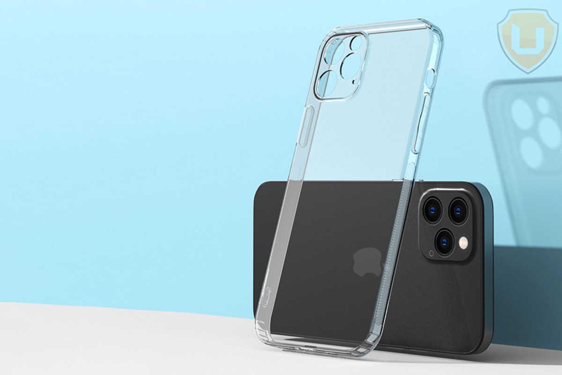 نمای سمت راست قاب گوشی آلتیمیت شیلد مدل SuperD-Clear مناسب اپل iPhone 12 Pro Max همراه با محافظ صفحه نمایش