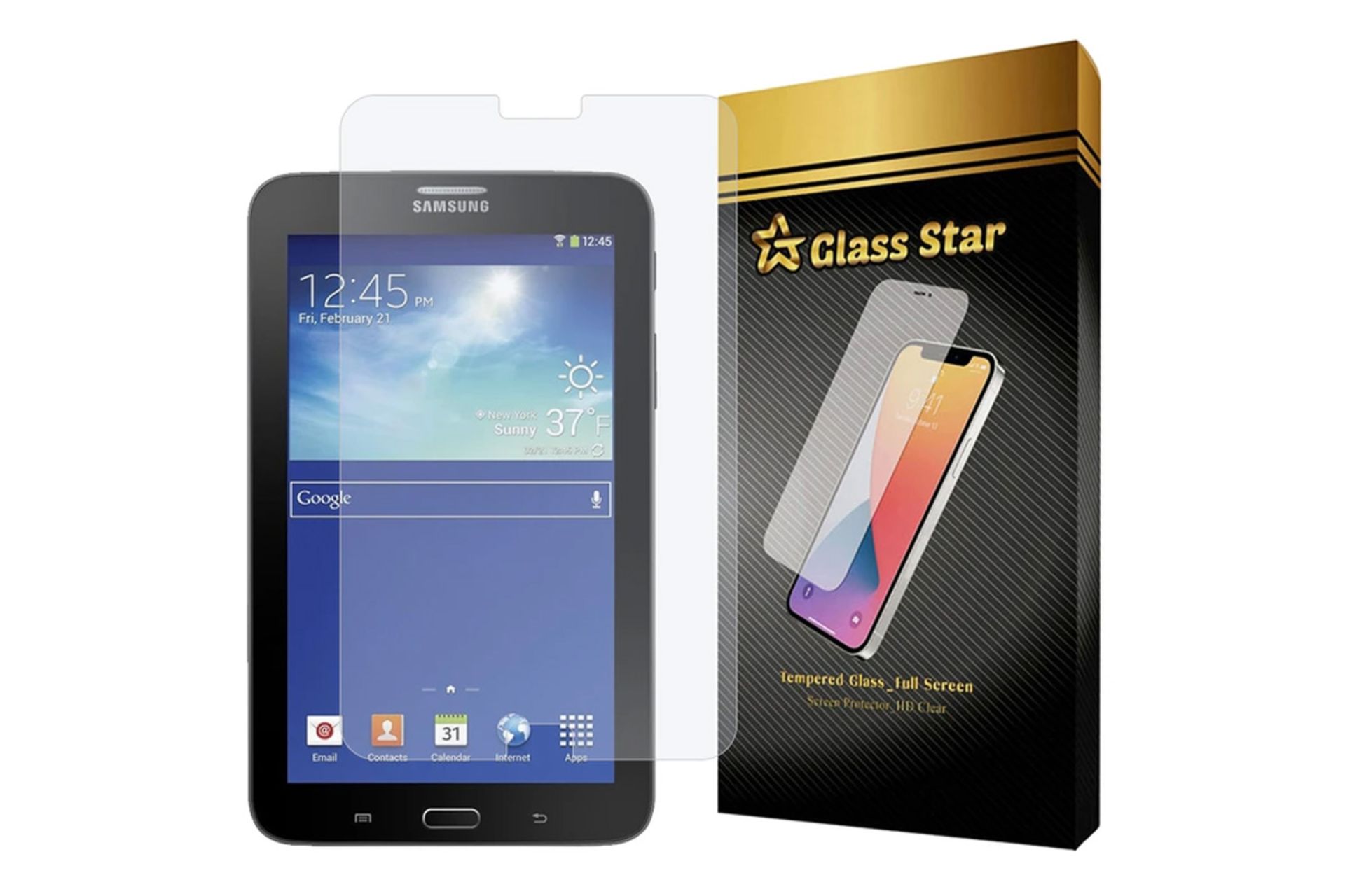محافظ صفحه نمایش تبلت گلس استار Glass Star TABNEW8 for Samsung Galaxy Tab 3 Lite 7.0 3G
