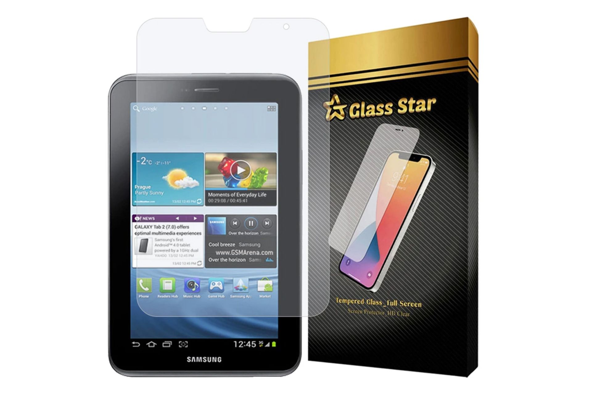 محافظ صفحه نمایش تبلت گلس استار Glass Star TABG30 for Samsung Galaxy Tab 2 7.0