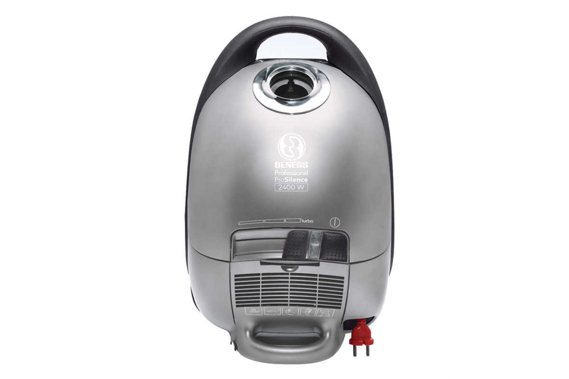 نمای جلوی جاروبرقی بنس 8PRO رنگ نقره‌ای