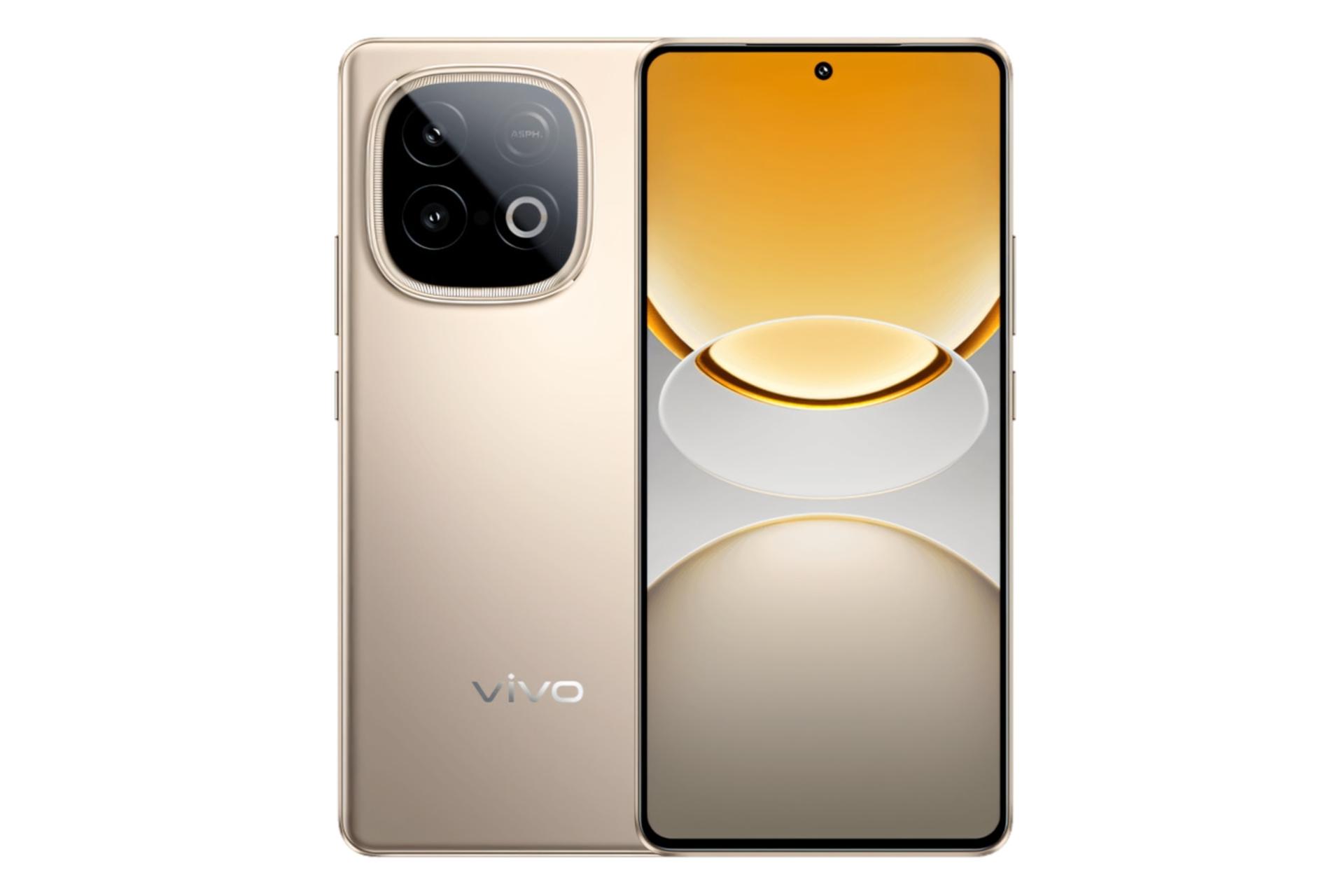 پنل جلو و پشت گوشی موبایل ویوو vivo Y300 GT طلایی
