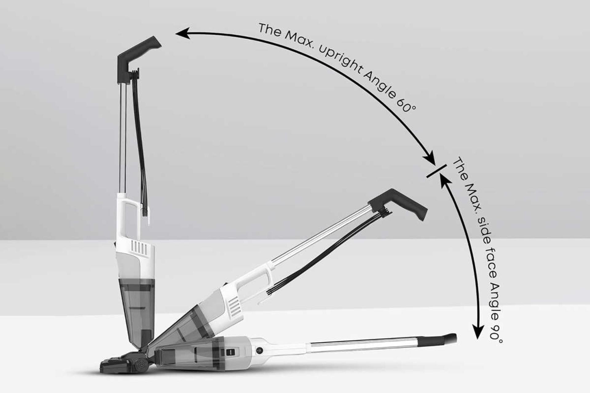نمای کناری جاروبرقی عصایی راسل هابز K-22A102W