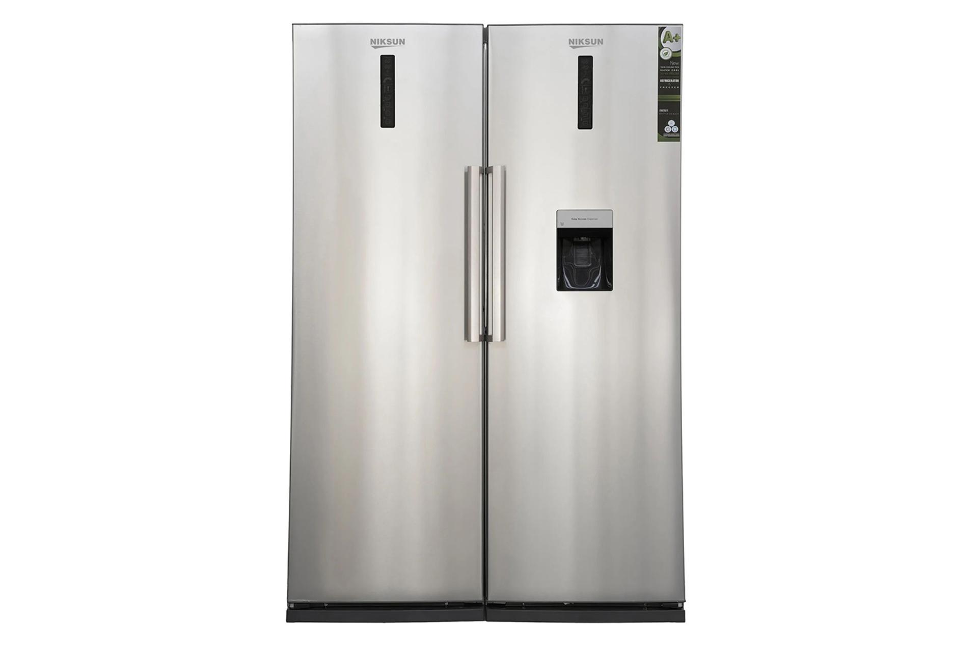 یخچال فریزر نیکسان Niksun NR6020DN NF6020DN ICE رنگ نقره ای