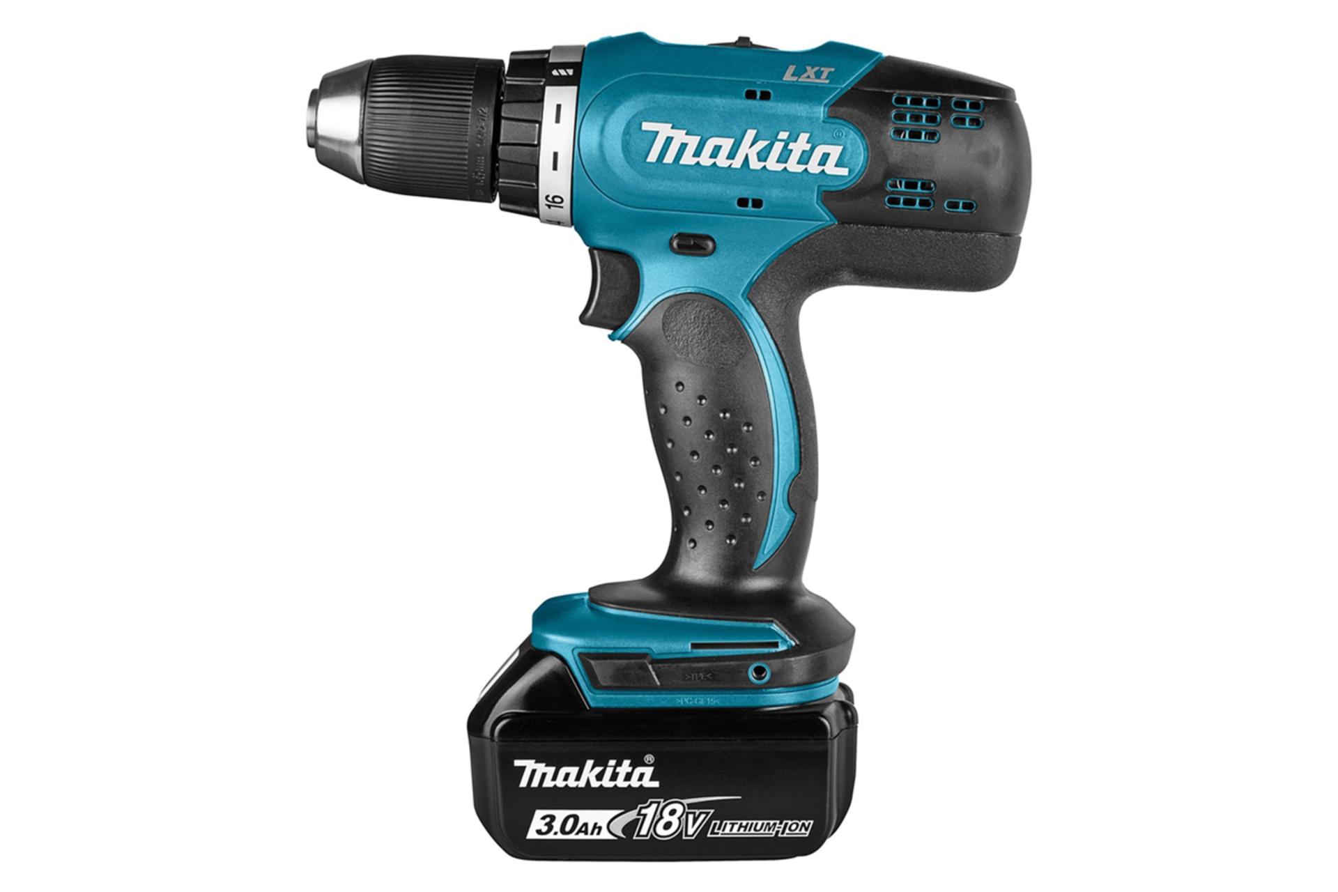 نمای کنار دریل پیچ گوشتی شارژی ماکیتا DHP453RFE