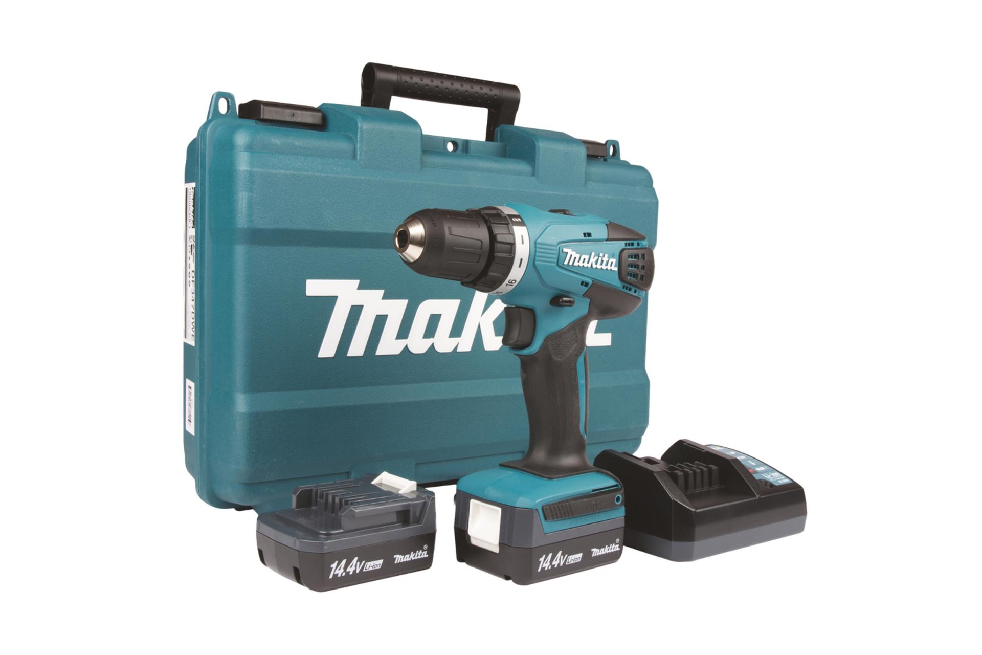 اقلام همراه دریل پیچ گوشتی شارژی ماکیتا DF347D