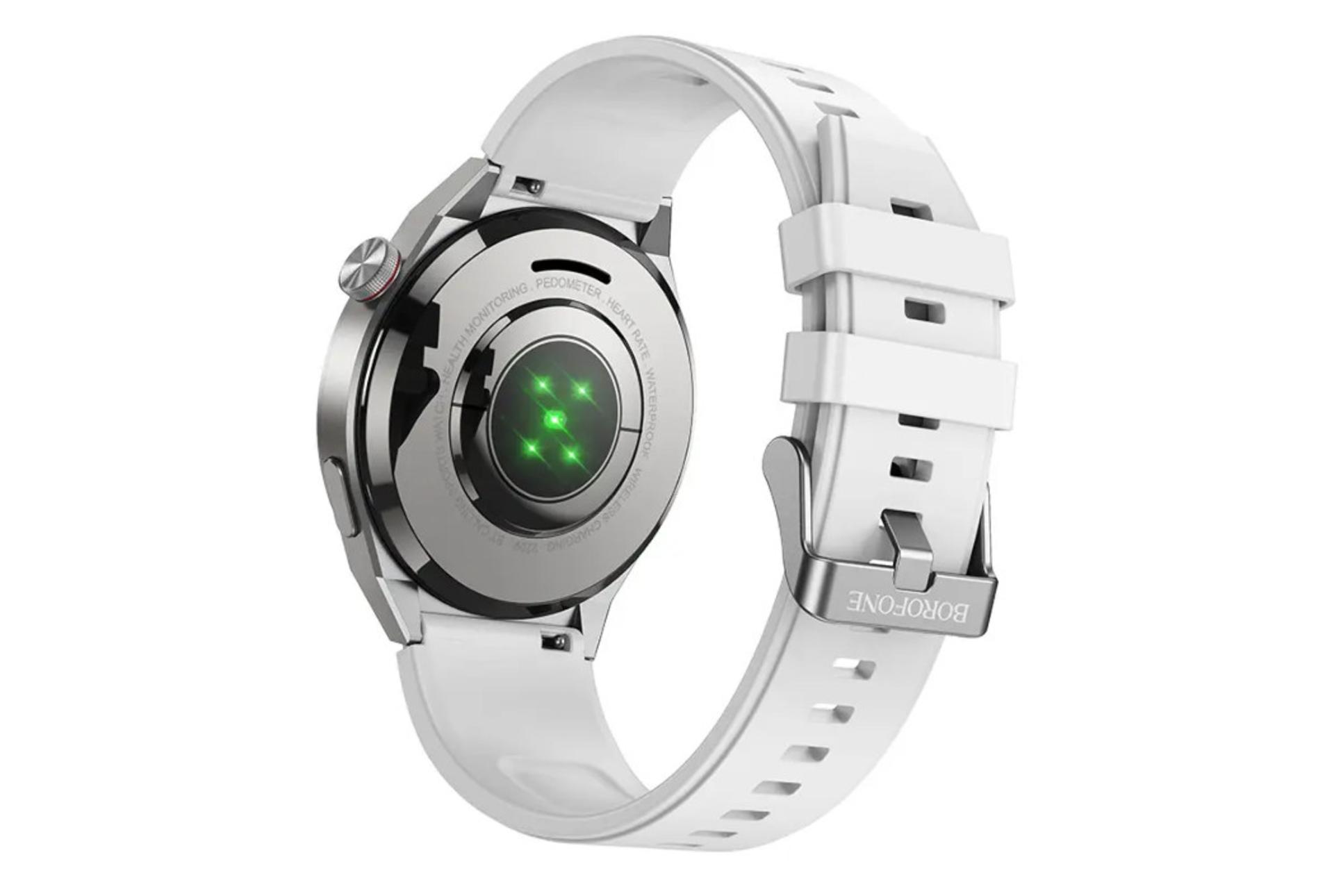 پشت ساعت هوشمند بروفون Borofone BD2 نقره ای