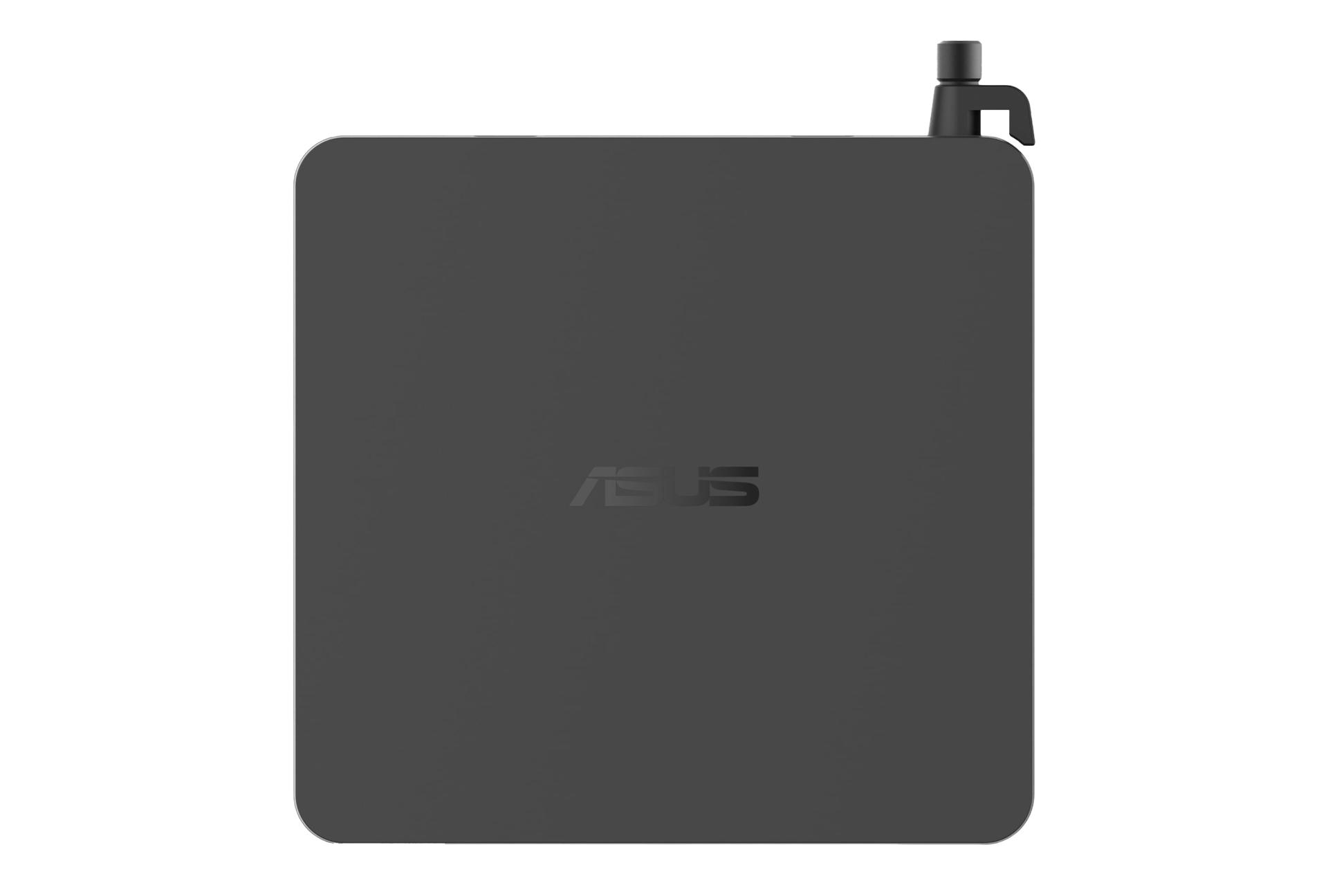 نمای پنل بالای کامپیوتر کوچک NUC 12 Pro NUC12WSH ایسوس با نمایش لوگو