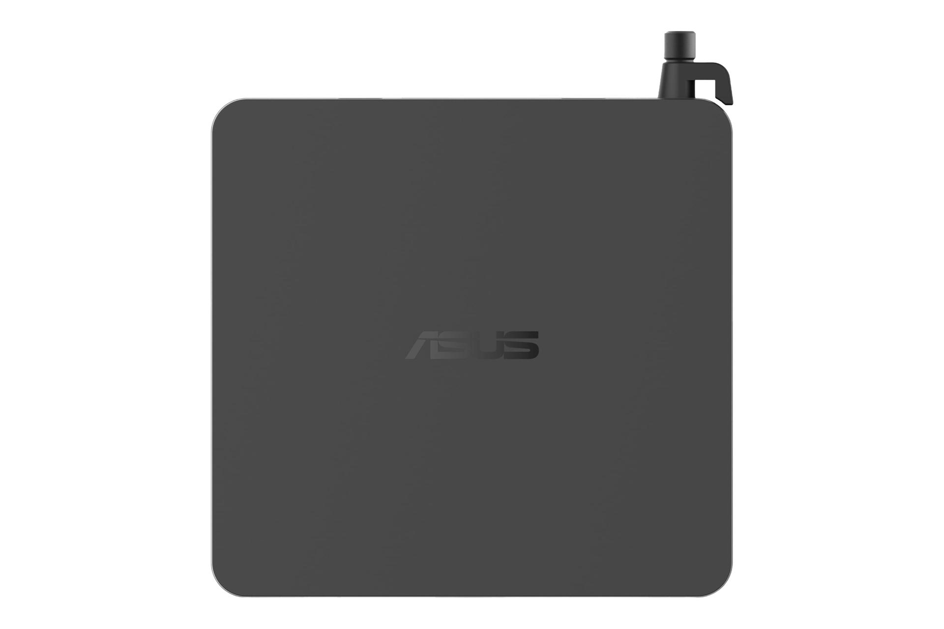 نمای پنل بالای کامپیوتر کوچک NUC 13 Pro Slim ایسوس با نمایش لوگو