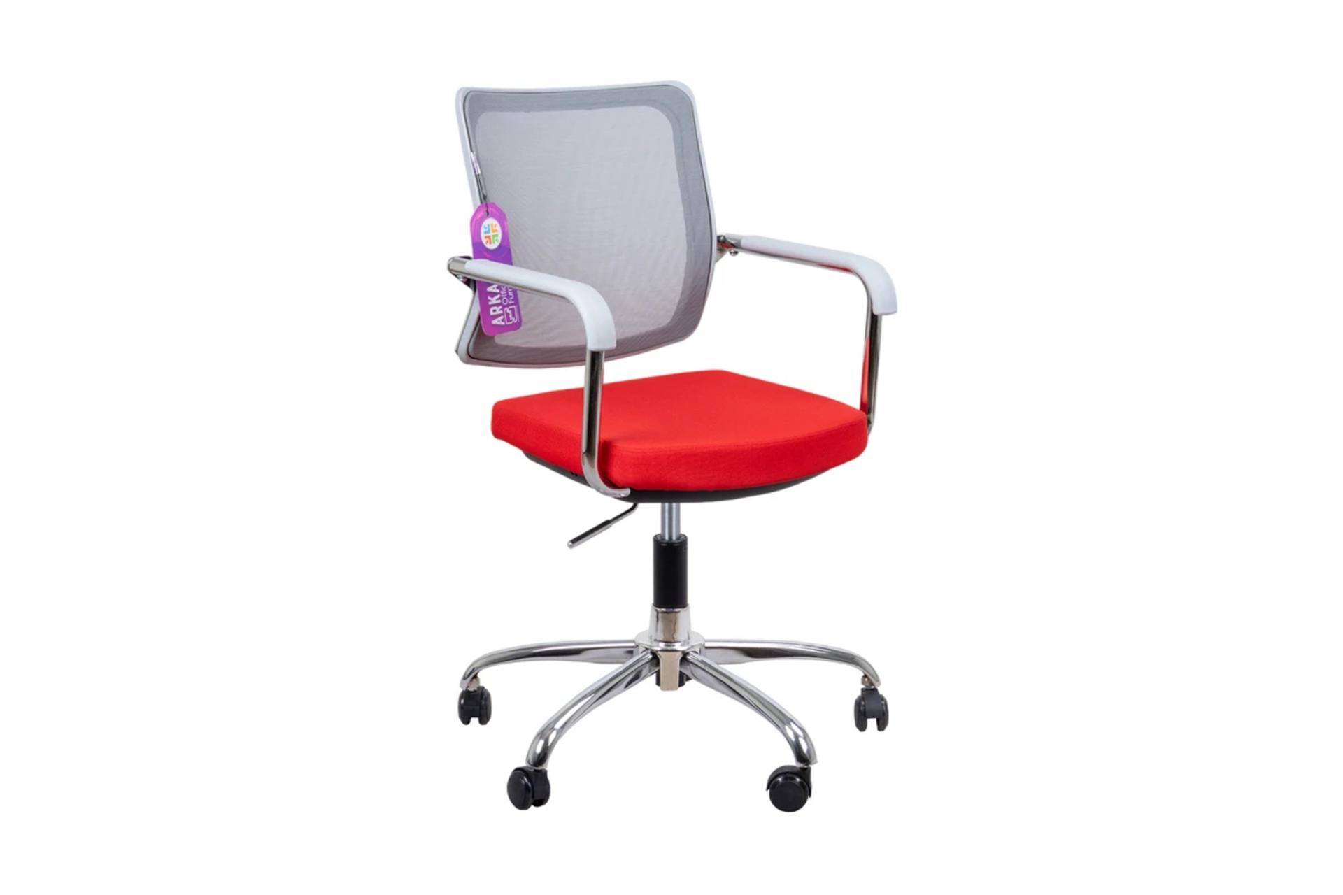 صندلی اداری آرکانو SP250T رنگ قرمز