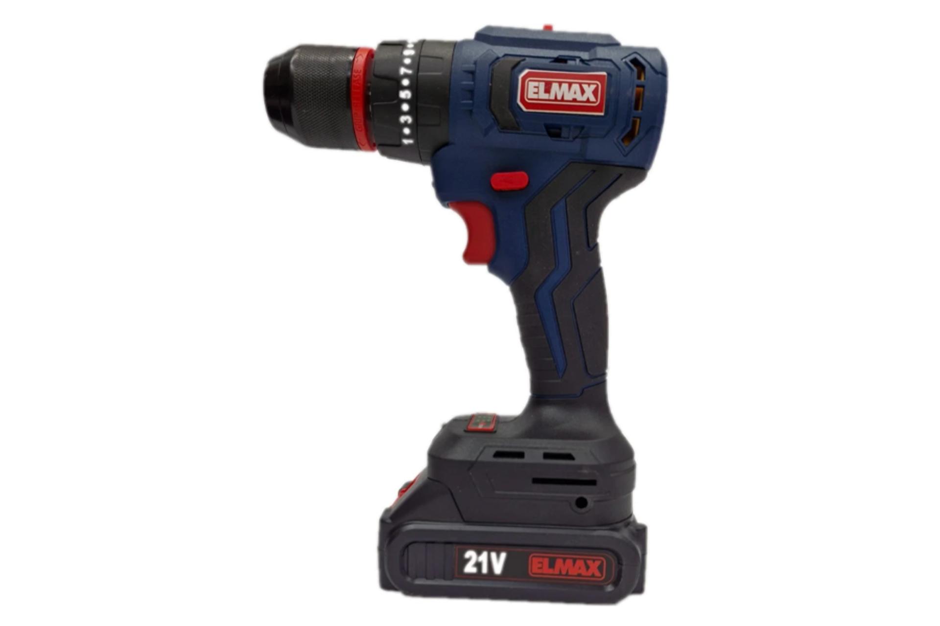 ابعاد و اندازه دریل پیچ گوشتی شارژی المکس C.D 219