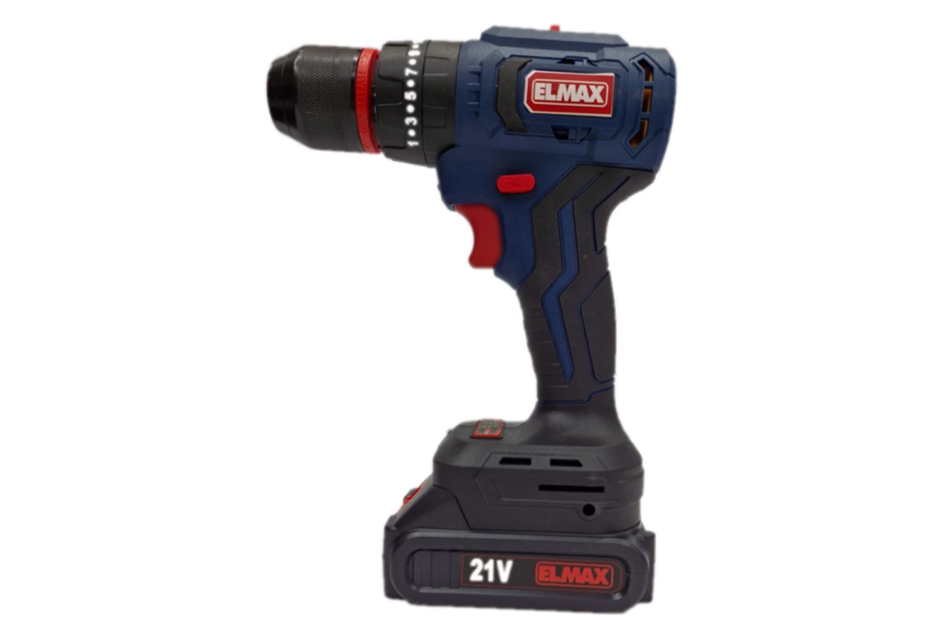 ابعاد و اندازه دریل پیچ گوشتی شارژی المکس C.D 219