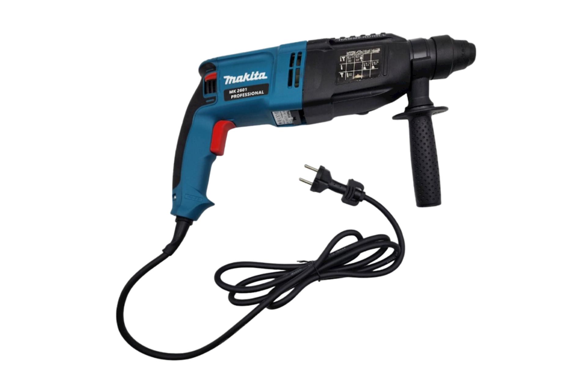 نمای کنار دریل گیربکسی برقی ماکیتا MK2601