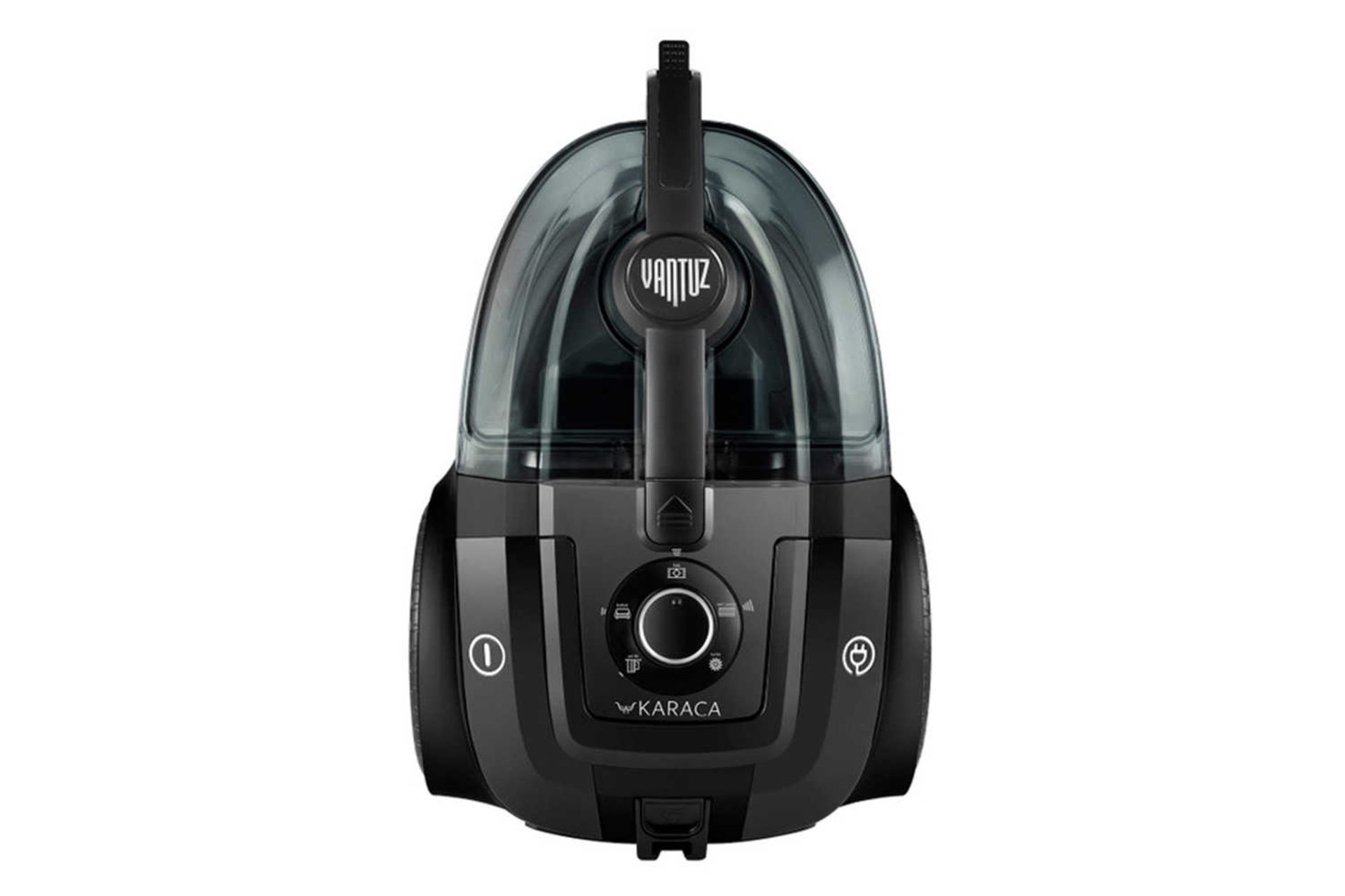 نمای جلوی جاروبرقی کاراجا Vantuz 4 رنگ مشکی