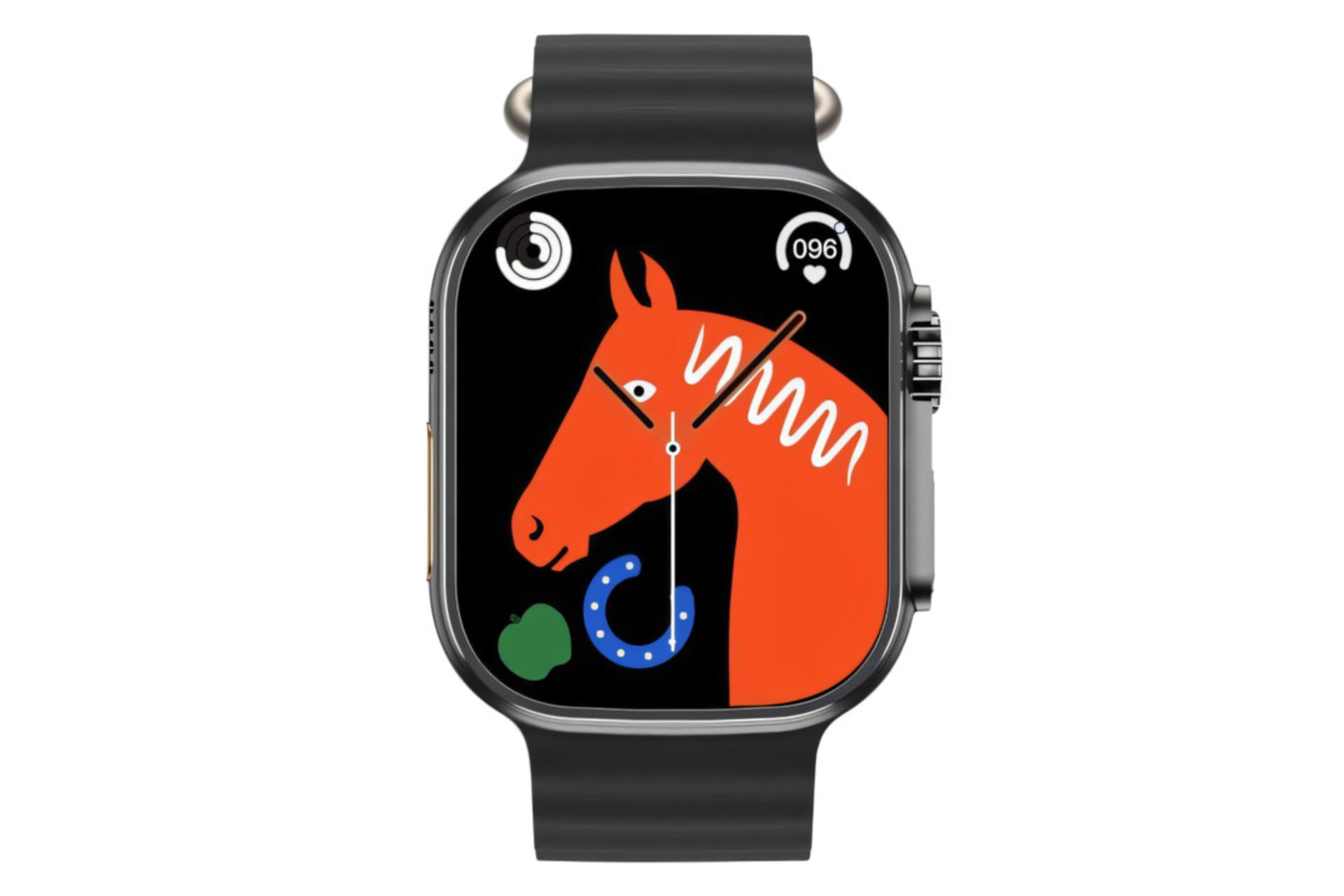 ساعت هوشمند ایکس او XO M8 Pro مشکی از نمای روبرو