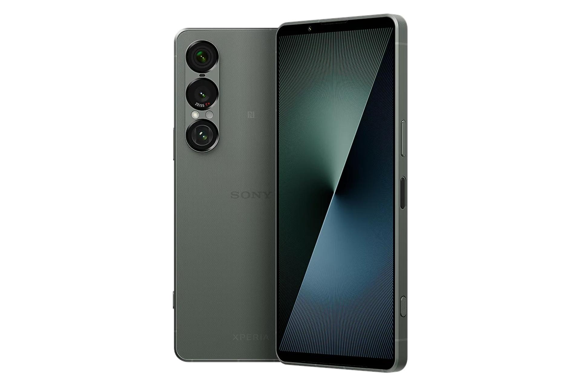 پنل جلو و پشت گوشی موبایل اکسپریا 1 مارک 7 سونی سبز / Sony Xperia 1 VII