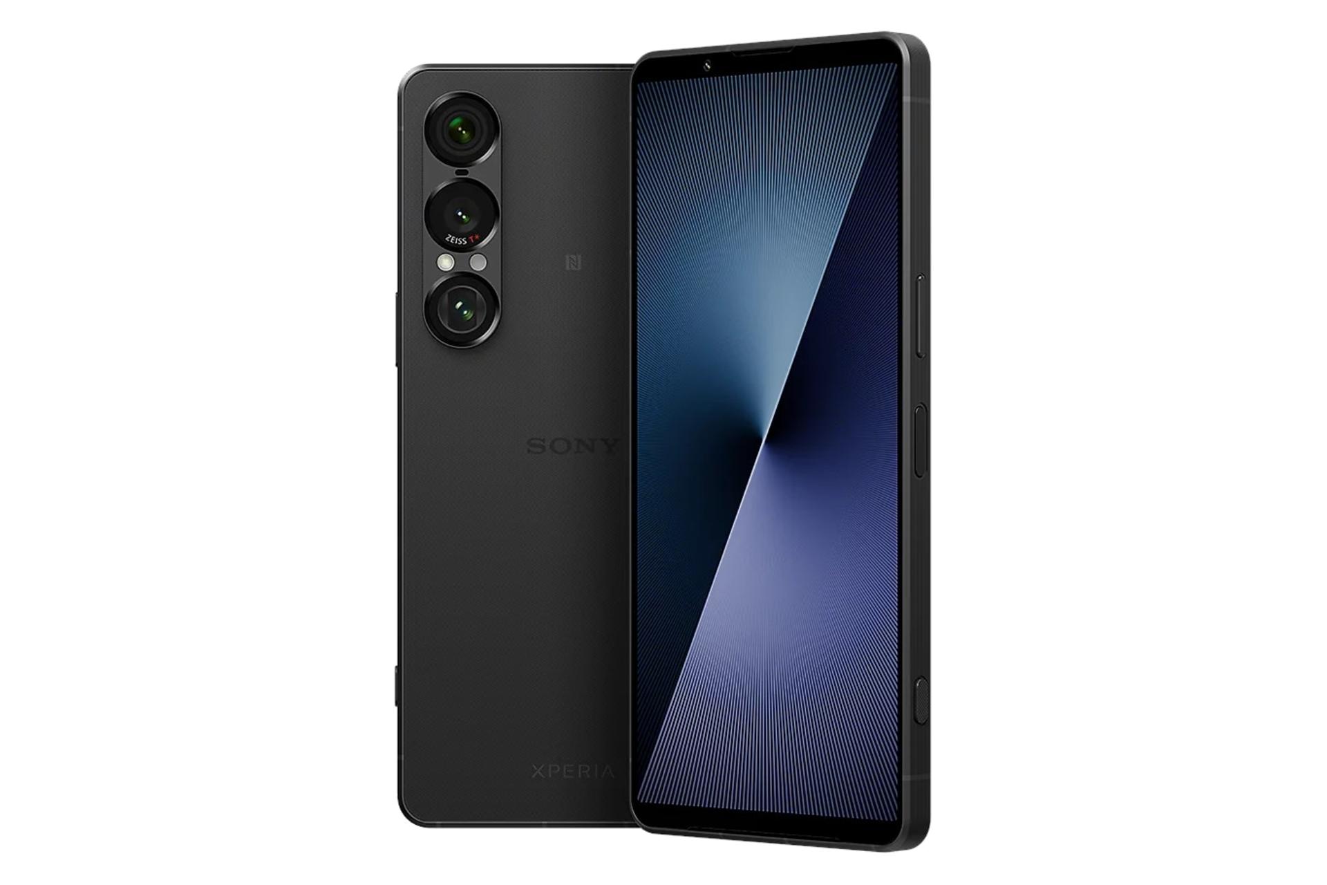 پنل جلو و پشت گوشی موبایل اکسپریا 1 مارک 7 سونی مشکی / Sony Xperia 1 VII