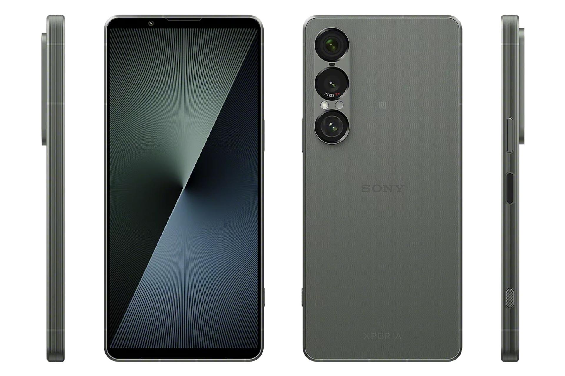 گوشی موبایل اکسپریا 1 مارک 7 سونی سبز از تمام زوایا / Sony Xperia 1 VII