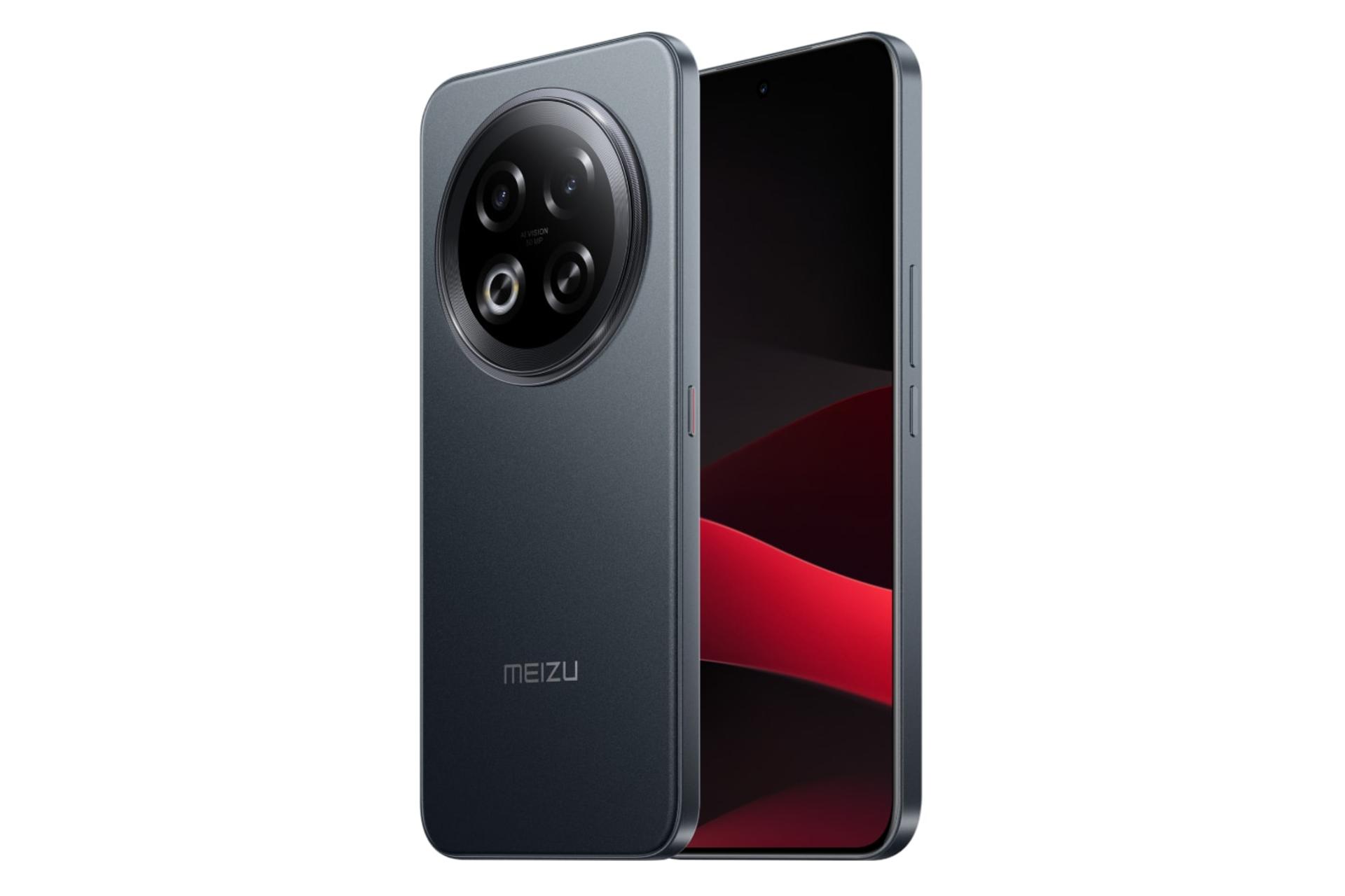 نمای جانبی گوشی موبایل میزو نوت 16 پرو خاکستری تیره / Meizu Note 16 Pro