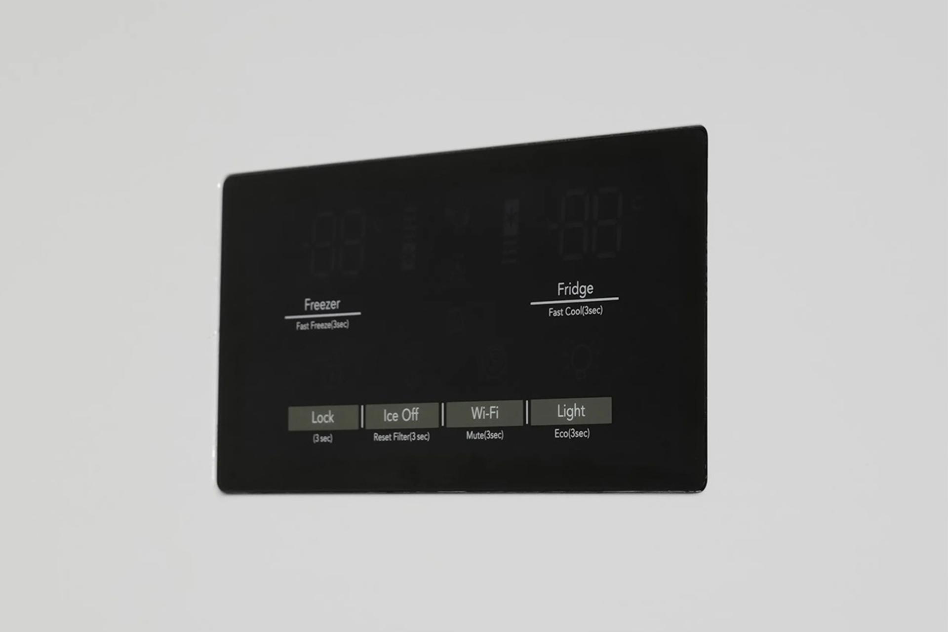 یخچال فریزر نیکسان Niksun 8460 نمای پنل کنترلی