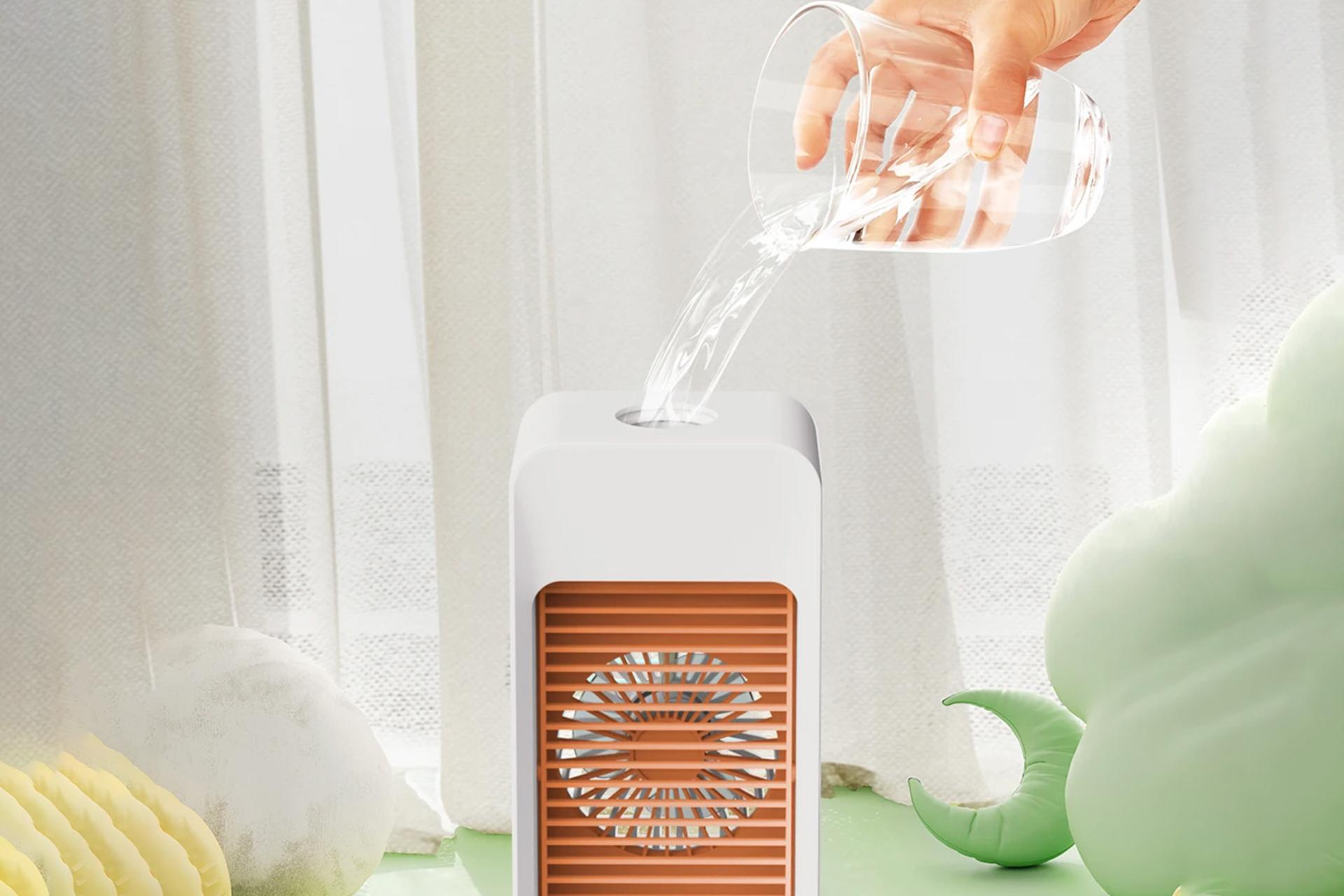 نمای جلوی پنکه کوچک شیائومی Xiaomi Youpin CL10 YY-ZMLFS03