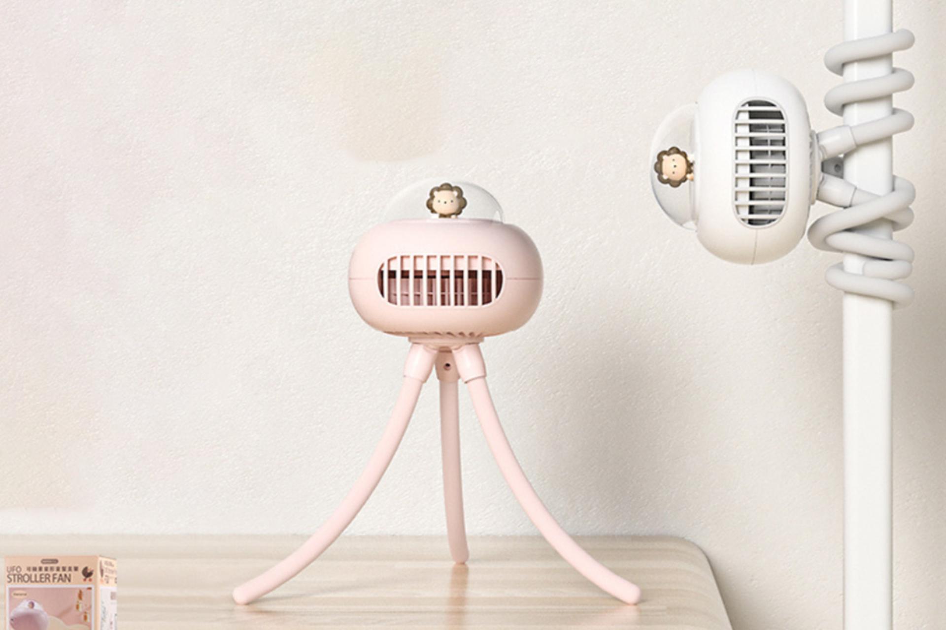 نمای کناری پنکه کوچک ریمکس Remax F28