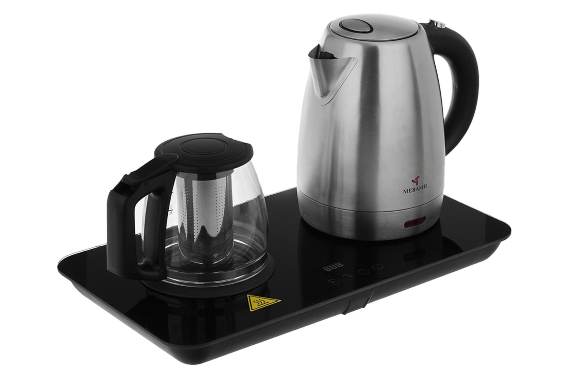 نمای نیمرخ چای ساز مباشی ME-TM301SG با نمایش لبه سمت چپ